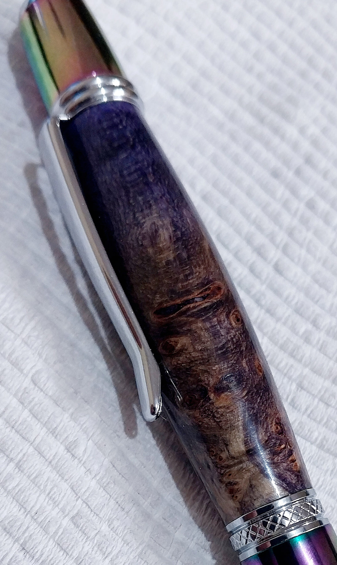 Mallee Burl Hybrid Resin Sierra Twist Pen