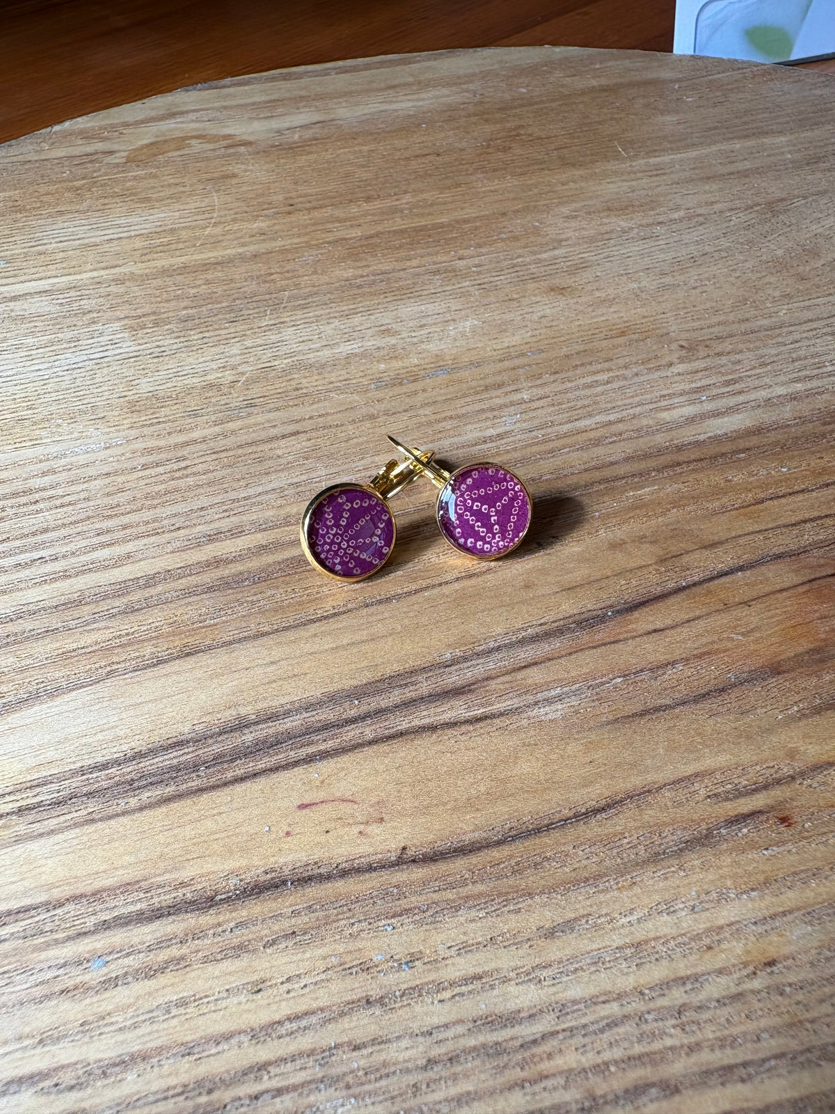Japanese paper Resin earrings