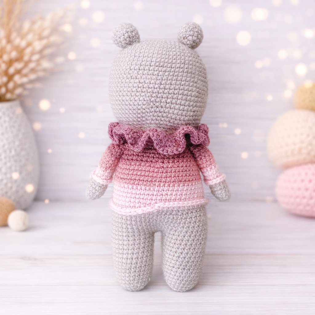 Handmade | Crochet | Bear | Comforter | Lovey