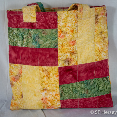Three Bars Patchwork Bag