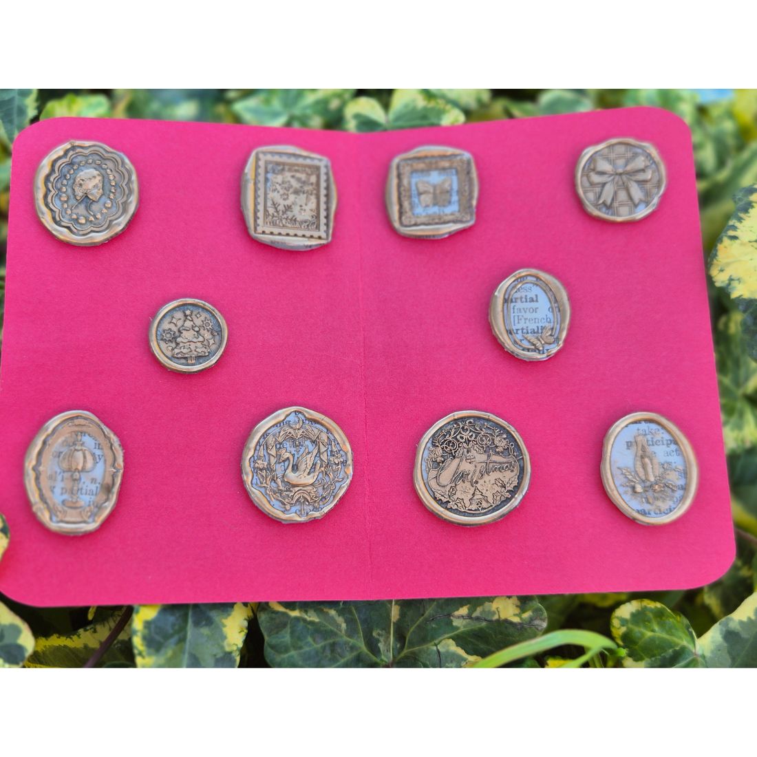Handmade Wax Seals thank you/ tree of life/ handmade with love/Merry Christmas