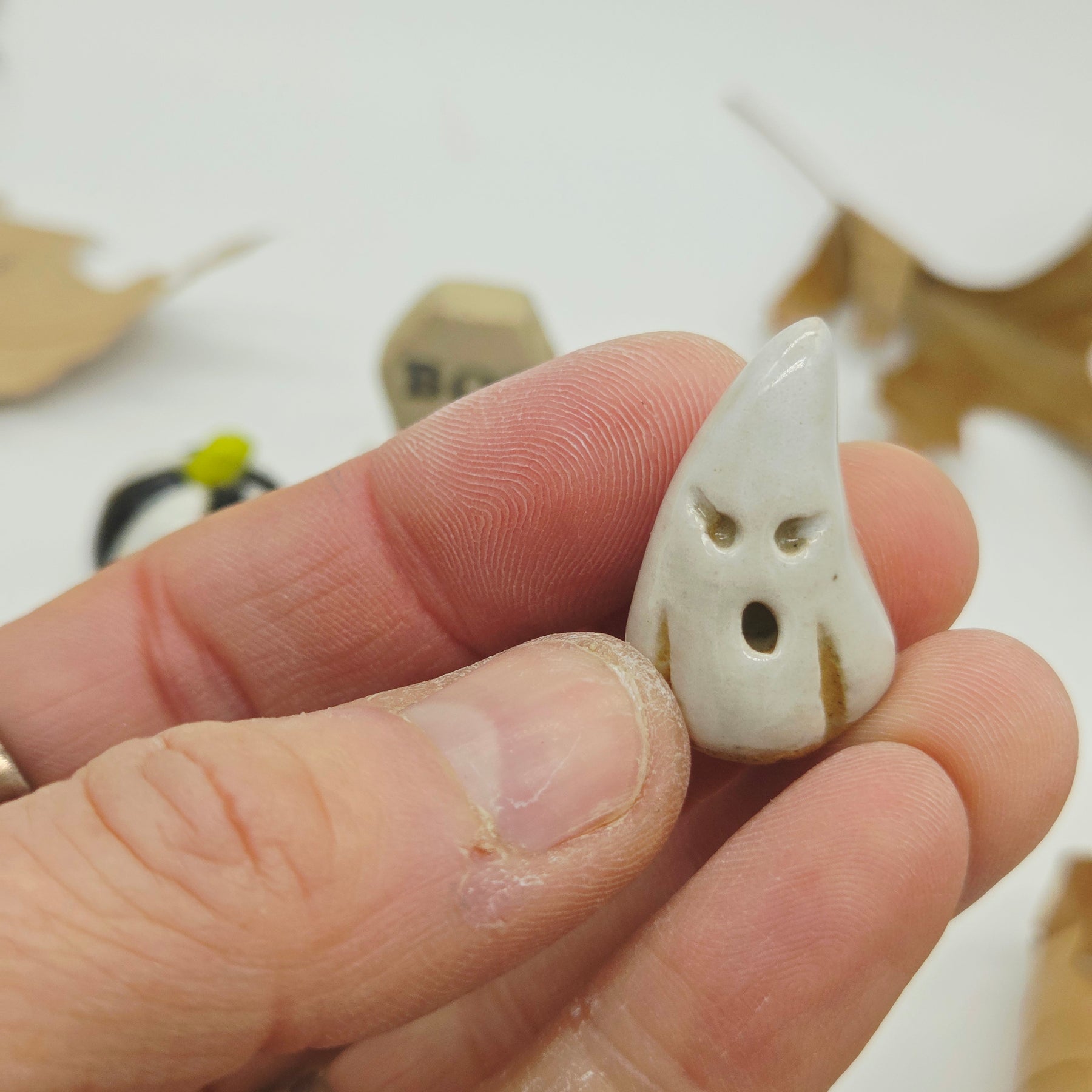 Tiny Ceramic Spooky Set 3