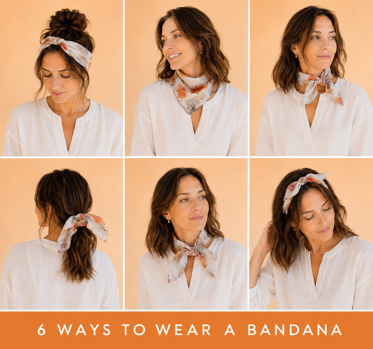 The Willow - Pure Silk  Ecoprint Bandana - Limited Edition Collection