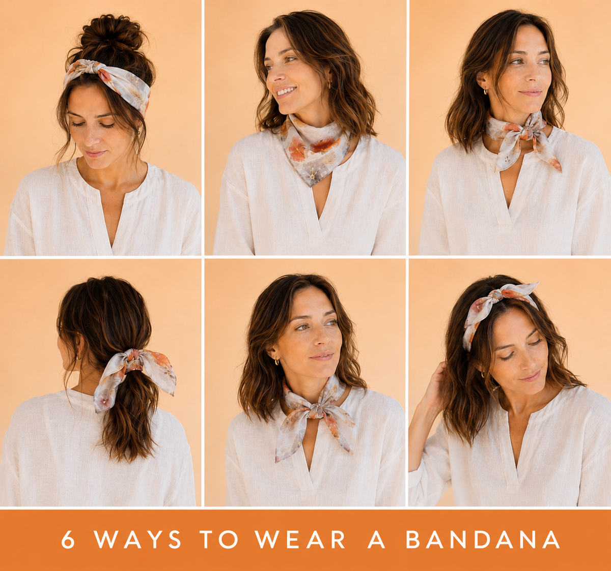 The Clara - Limited Edition Petite Collection - Pure Silk Ecoprint Square Scarf/Bandana