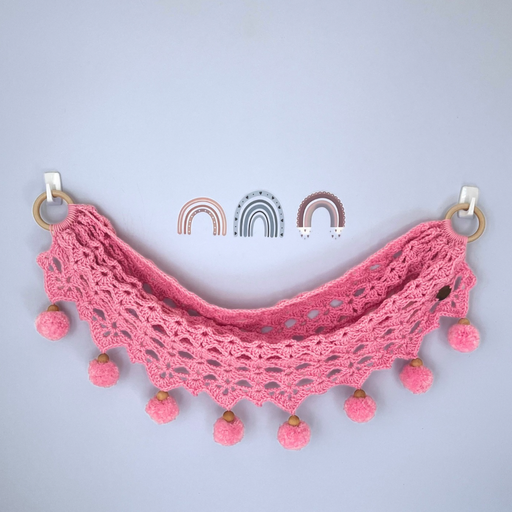 Crochet Toy Hammock - Soft Toy Storage Hammock - Kids Decor