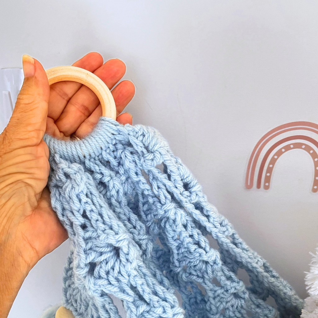 Crochet Toy Hammock - Soft Toy Storage Hammock - Kids Decor