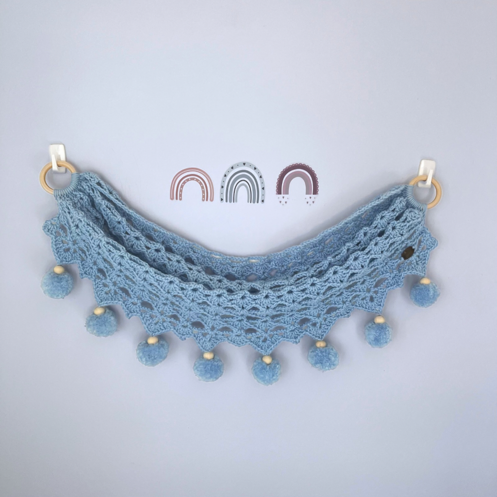 Crochet Toy Hammock - Soft Toy Storage Hammock - Kids Decor