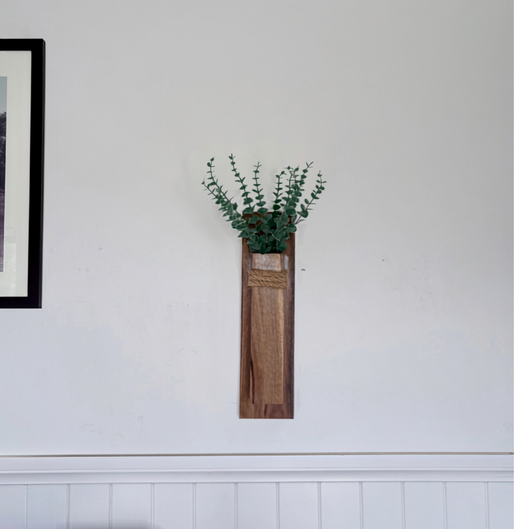 Spotted gum Wall pocket vase