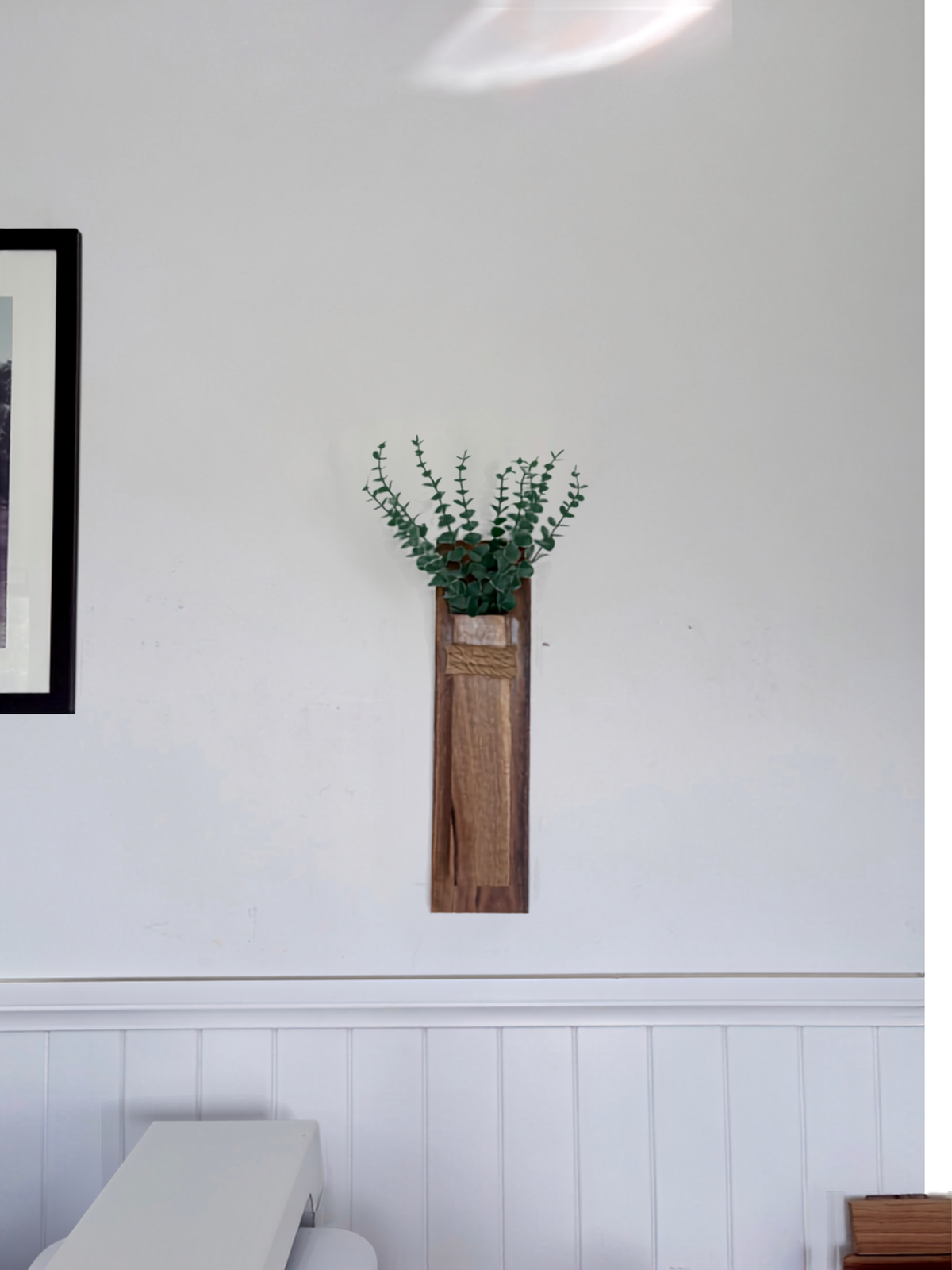 Spotted gum Wall pocket vase