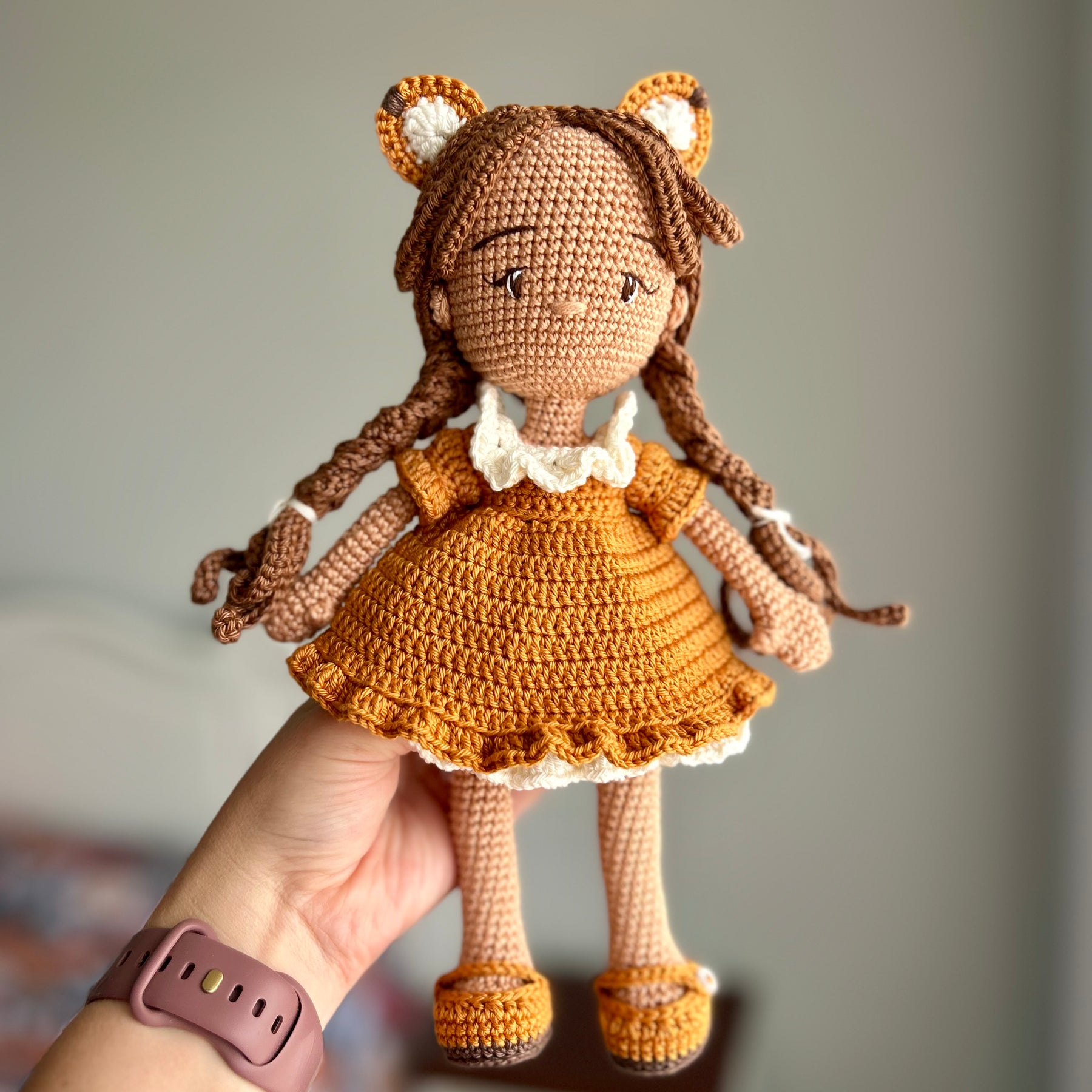 Crochet Doll | 2 outfits Bunny & Fox | Ready to Ship