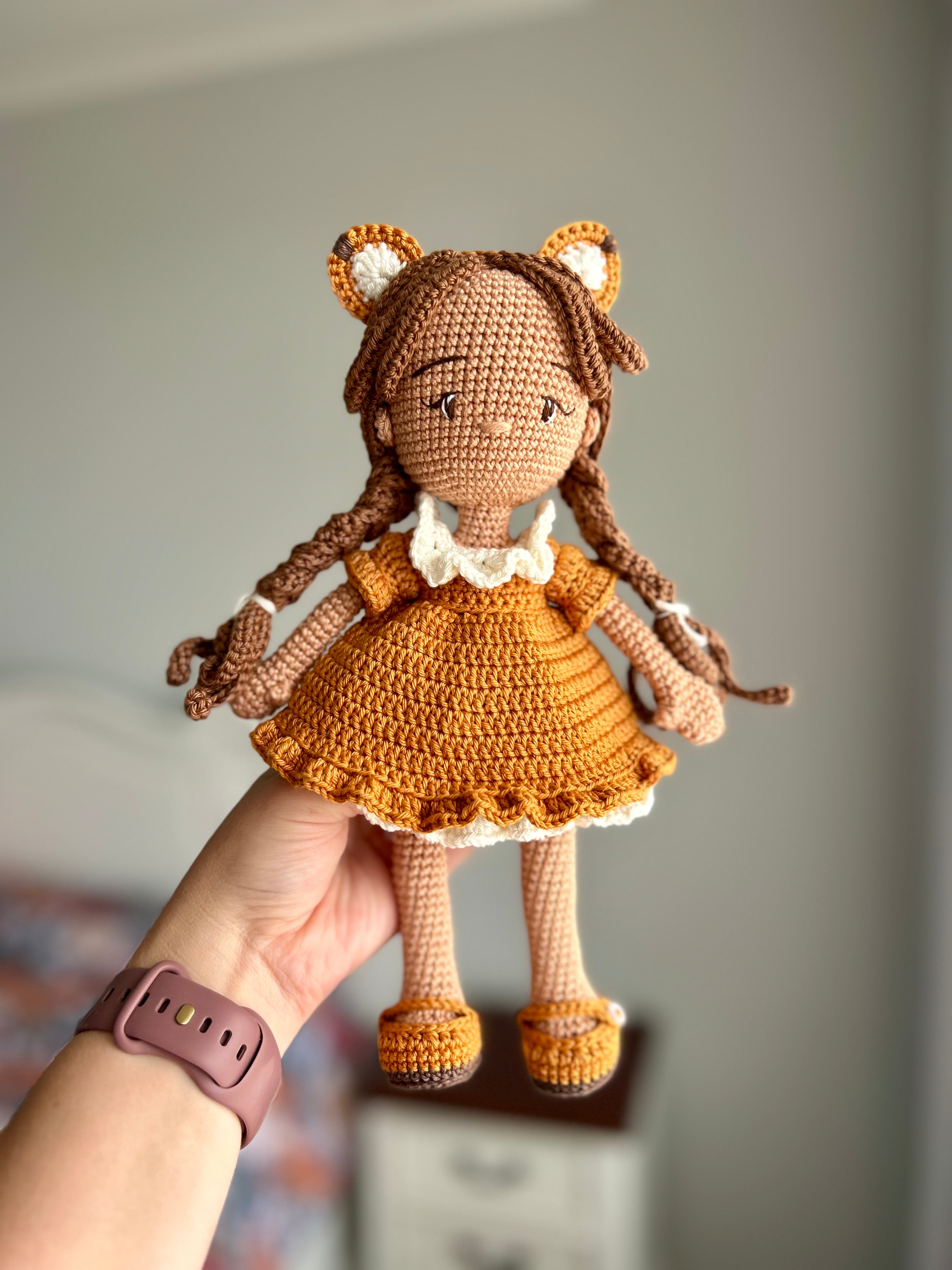 Crochet Doll | 2 outfits Bunny & Fox | Ready to Ship