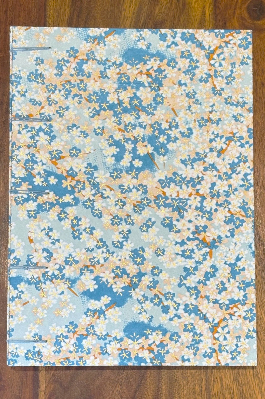 Handmade Secret Belgian Stitch Journal with Japanese Cover