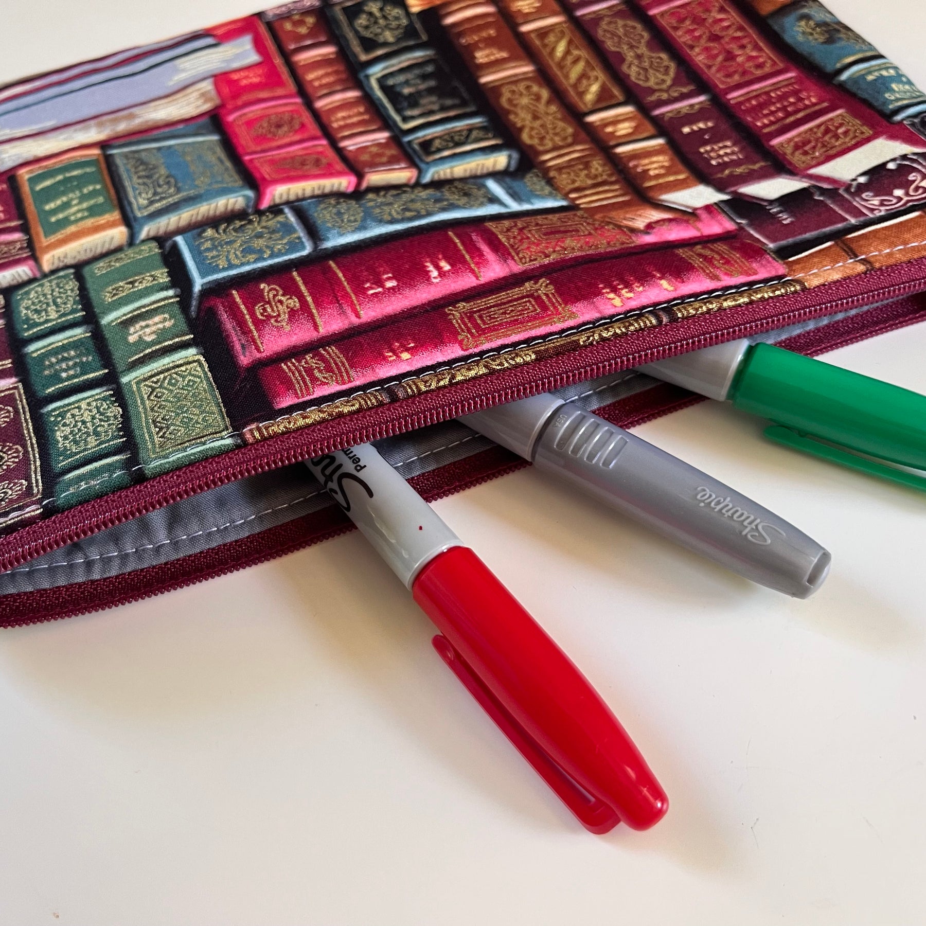 Antique books pencil case