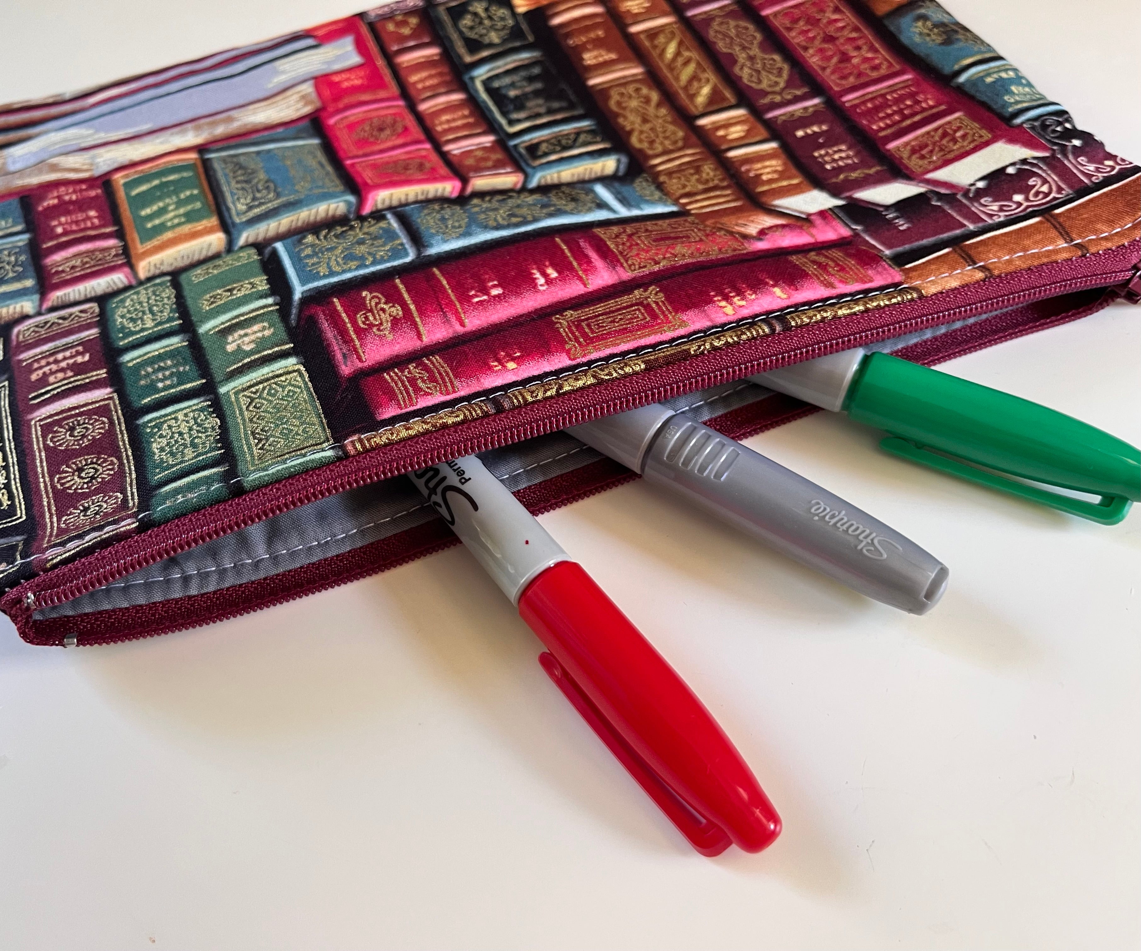 Antique books pencil case