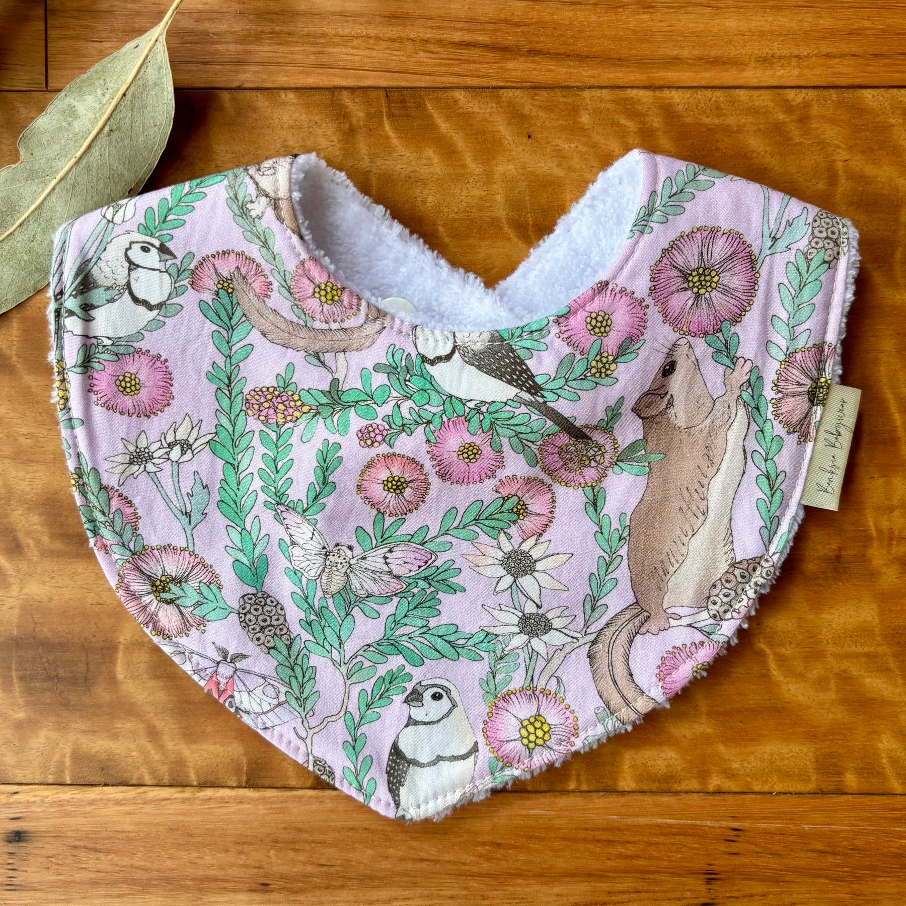 Australiana Baby Bib Set | Possum Buddies | Ready to Ship
