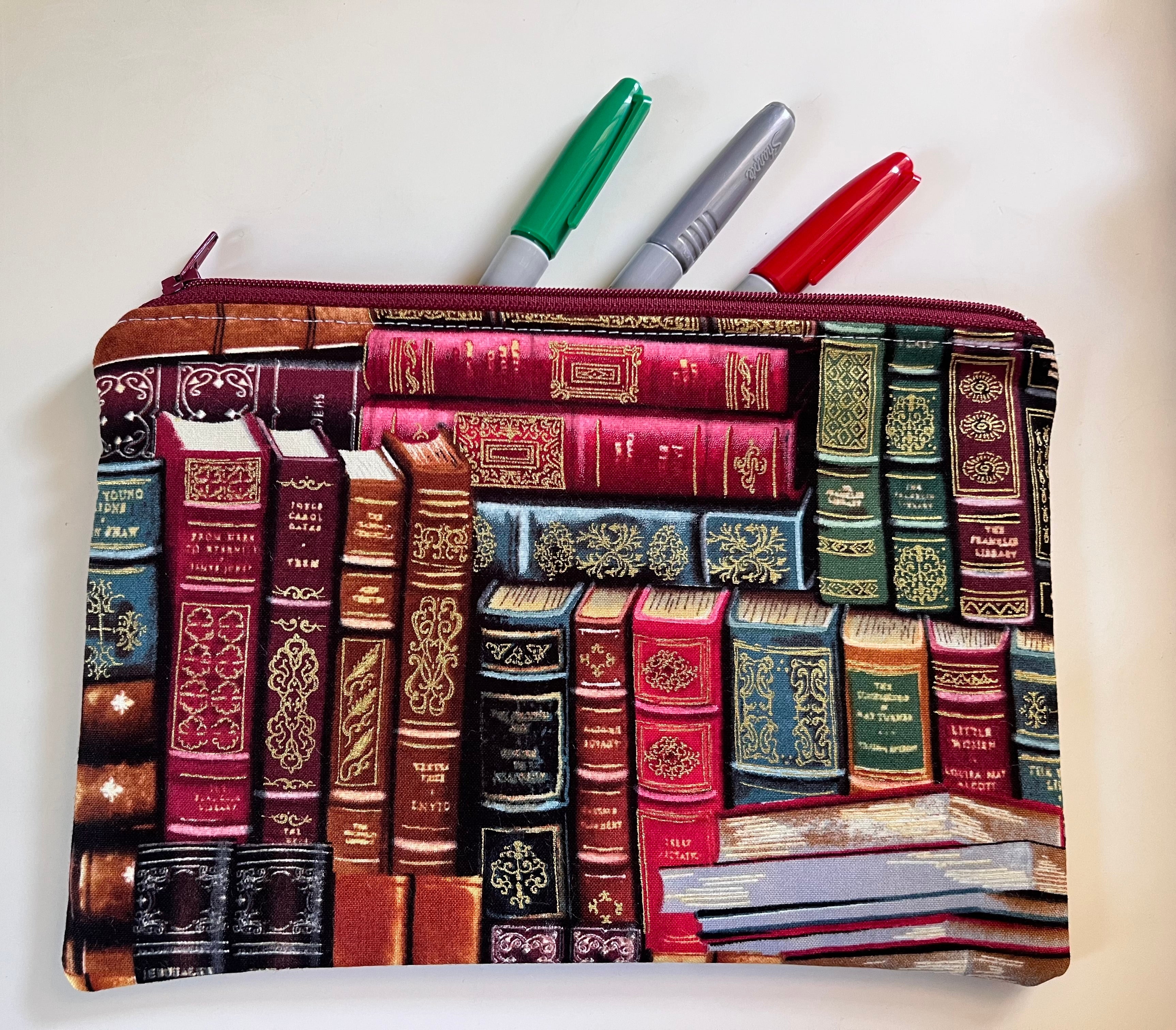 Antique books pencil case