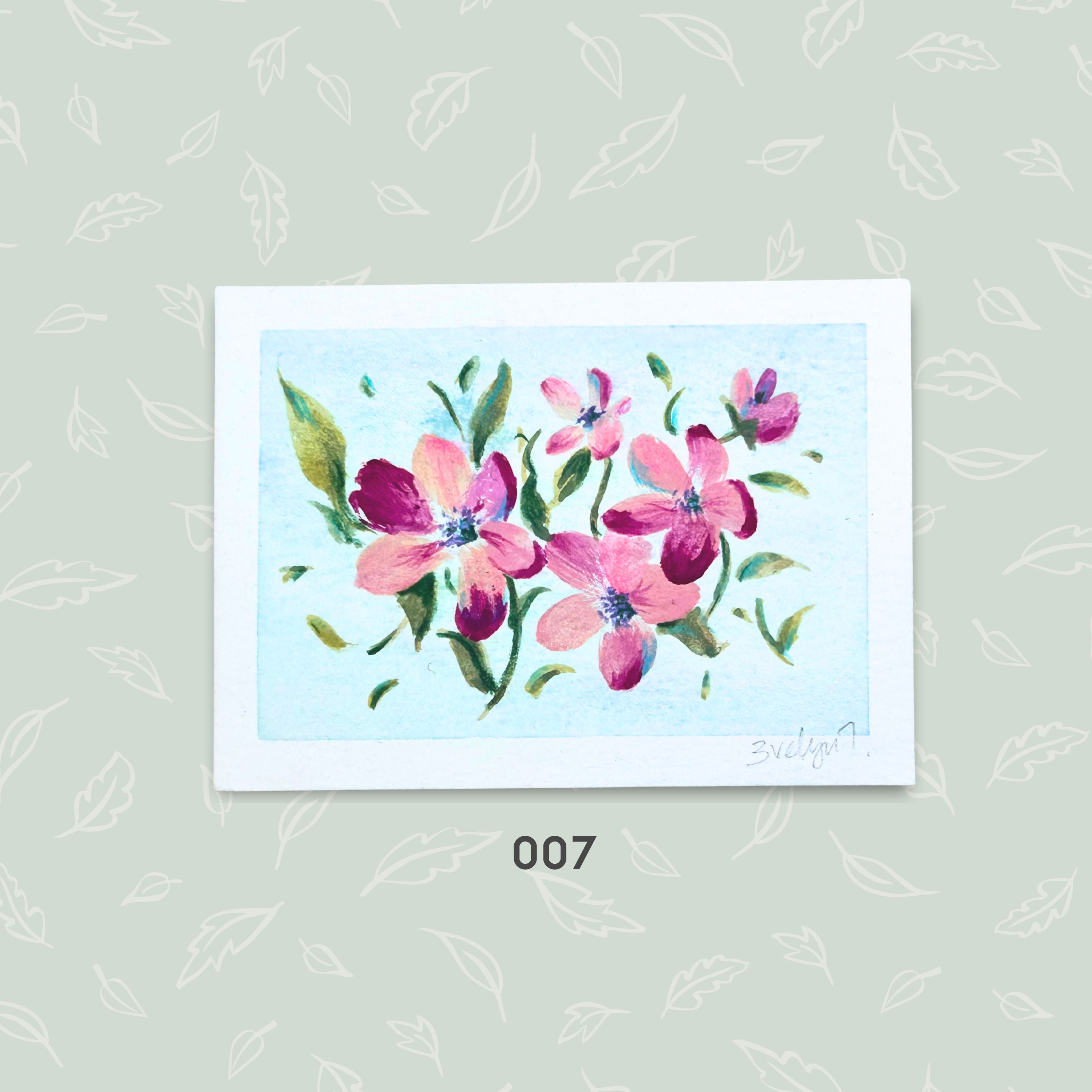 Petite Bloom Keepsakes | Original Hand-painted Floral Miniature Art & Collectables | ACEO