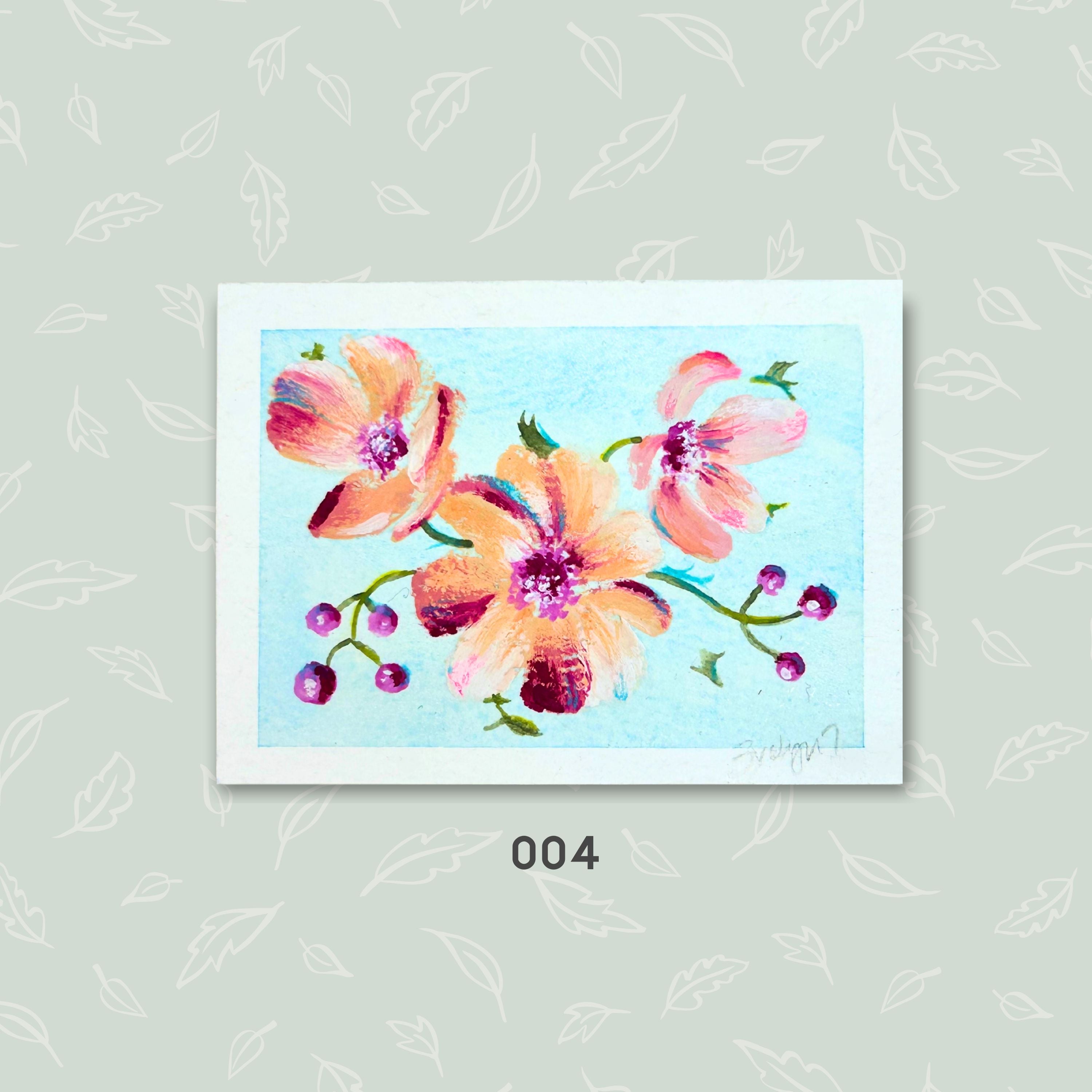 Petite Bloom Keepsakes | Original Hand-painted Floral Miniature Art & Collectables | ACEO