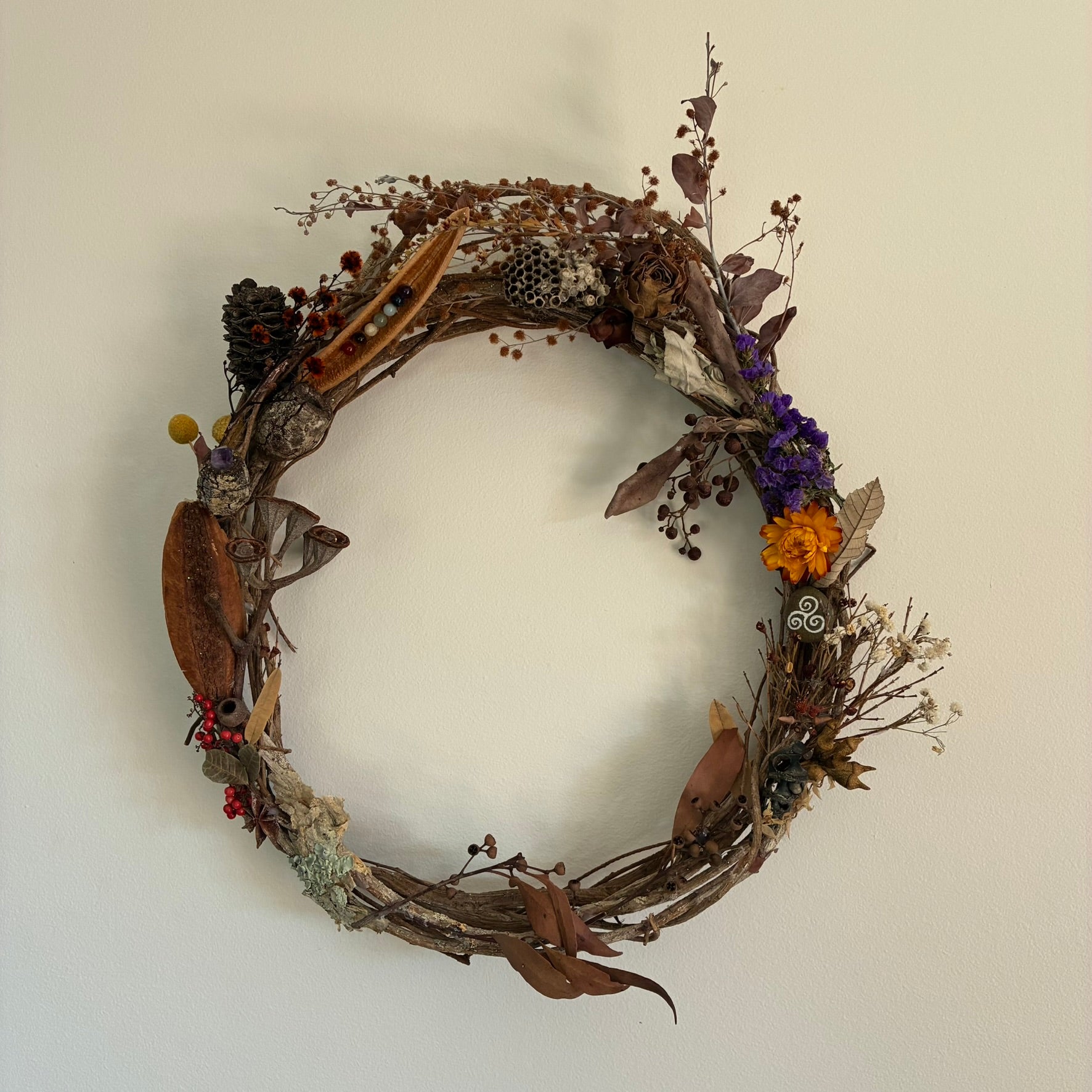Wreath ~ Mother Nature Wreath (Measures 41cm x 50cm)