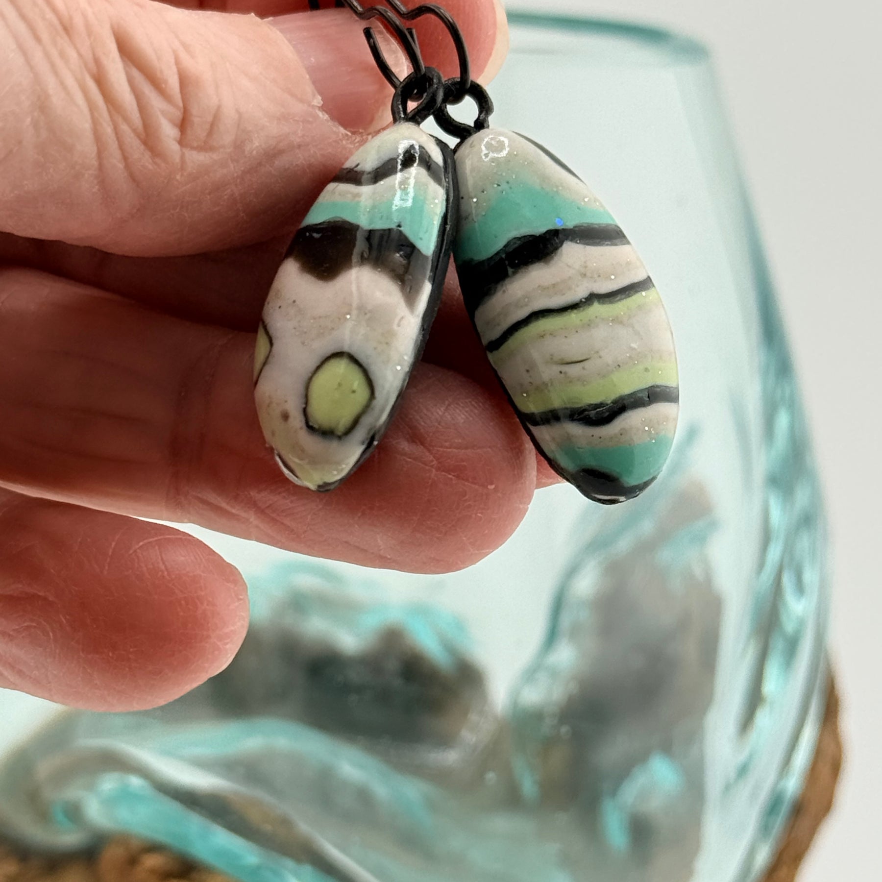 The Off Pattern Collection | Oval Drop Earrings