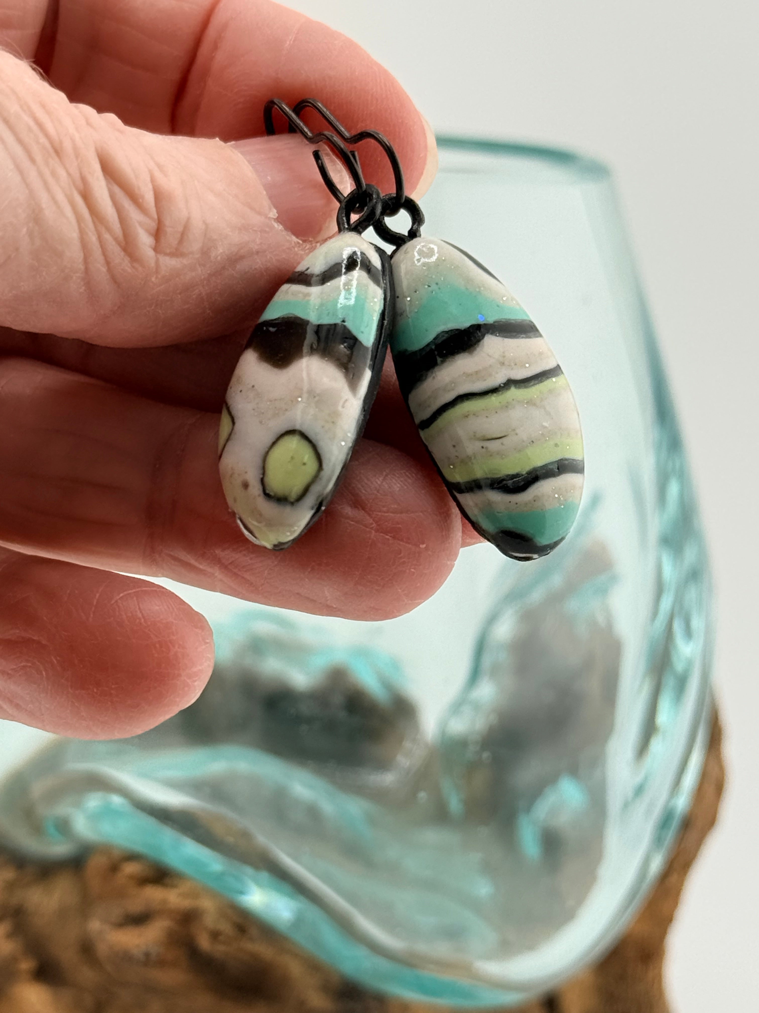 The Off Pattern Collection | Oval Drop Earrings