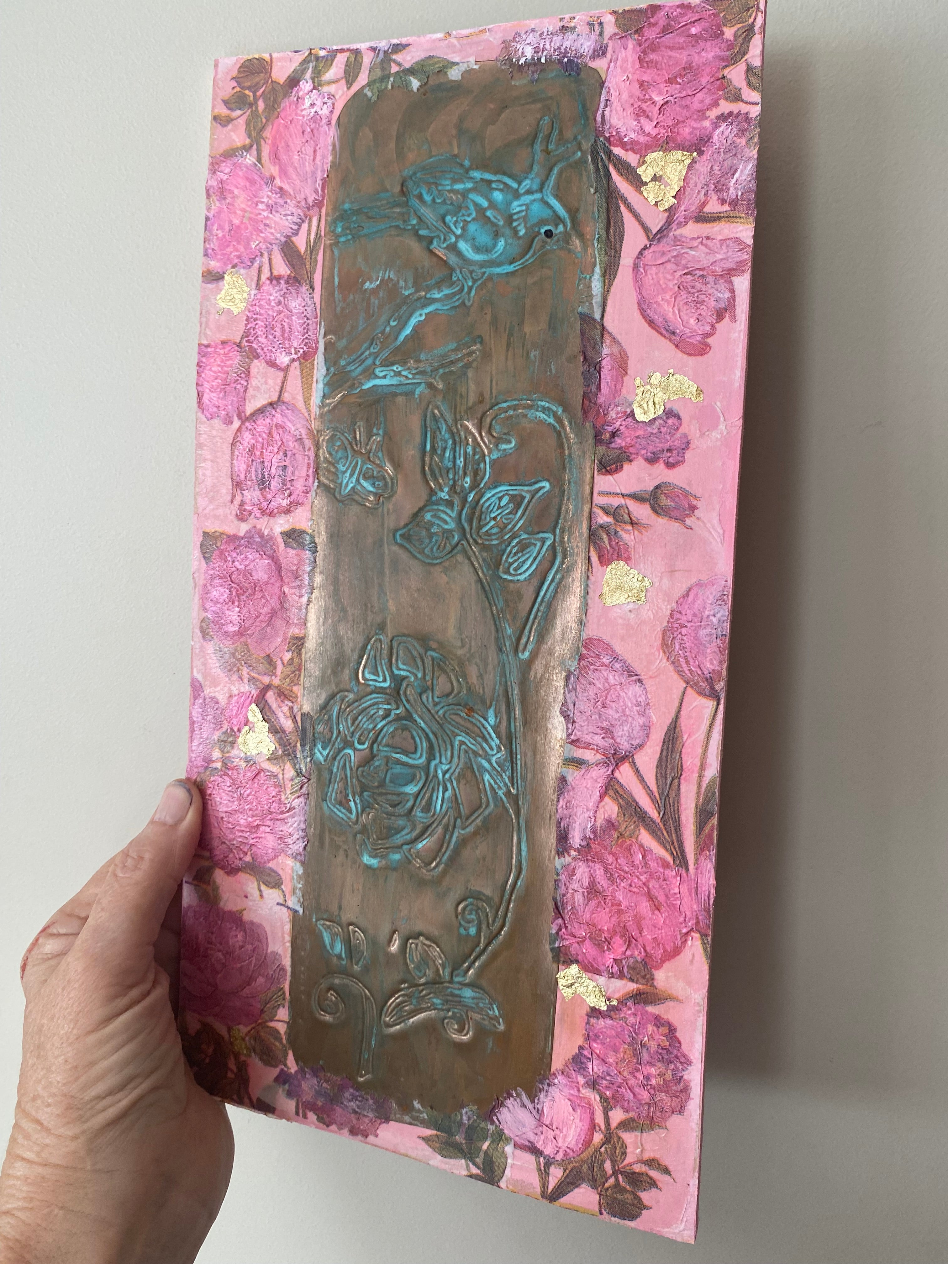 Enchanted wood copper art ❤️