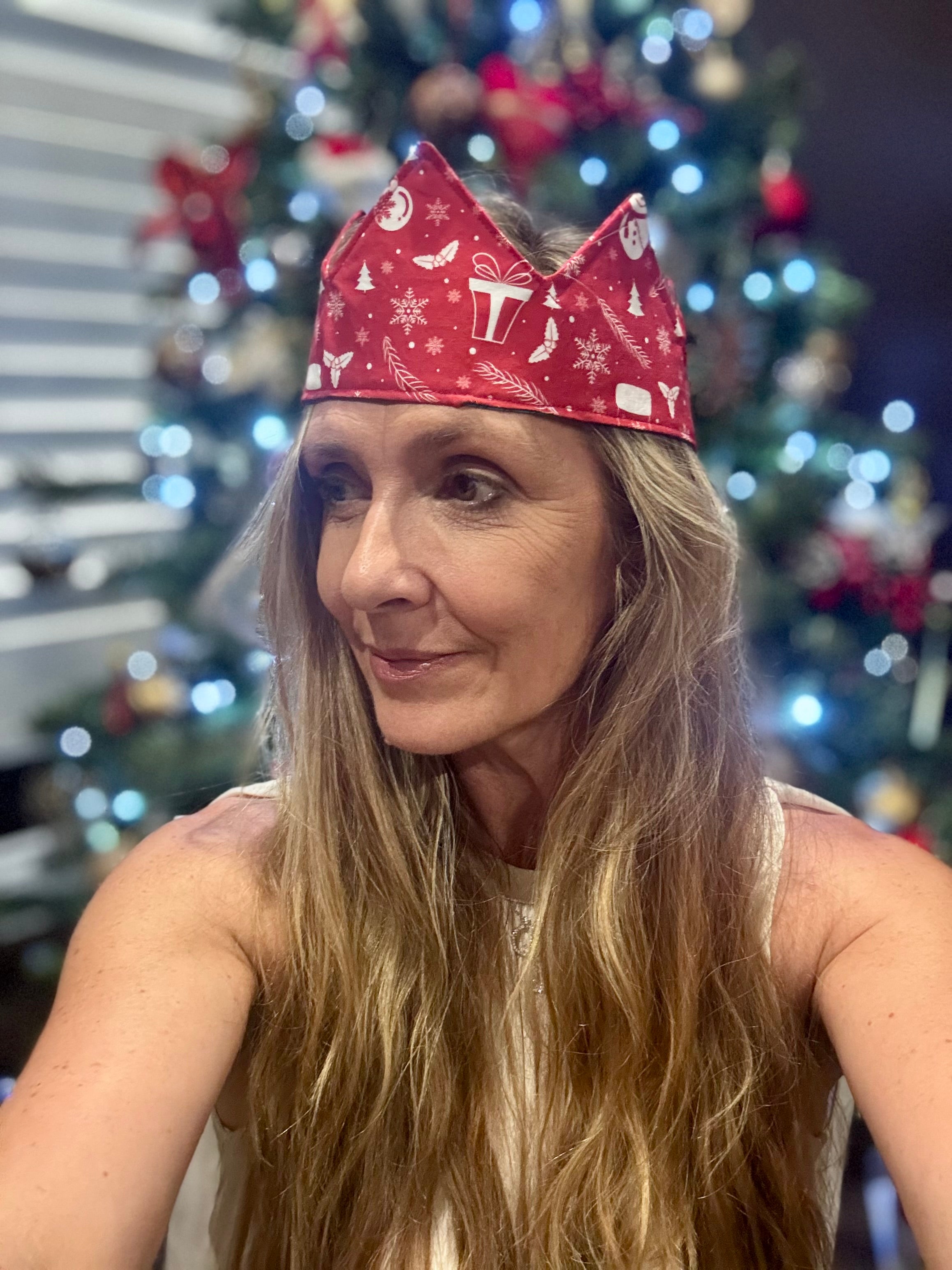 Fabric double sided Christmas Crown sustainability