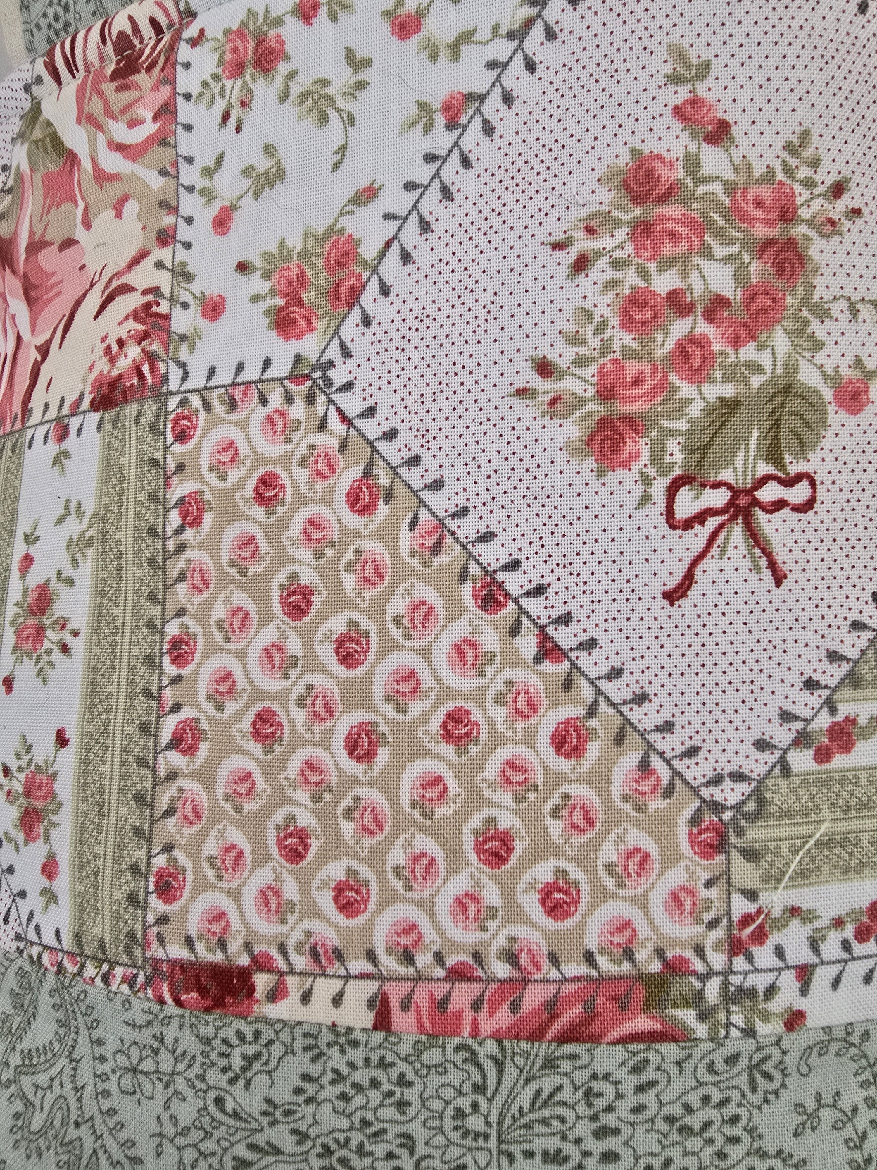 Handmade |Classic Handbag | Vintage Rose | Cottage Garden Collection