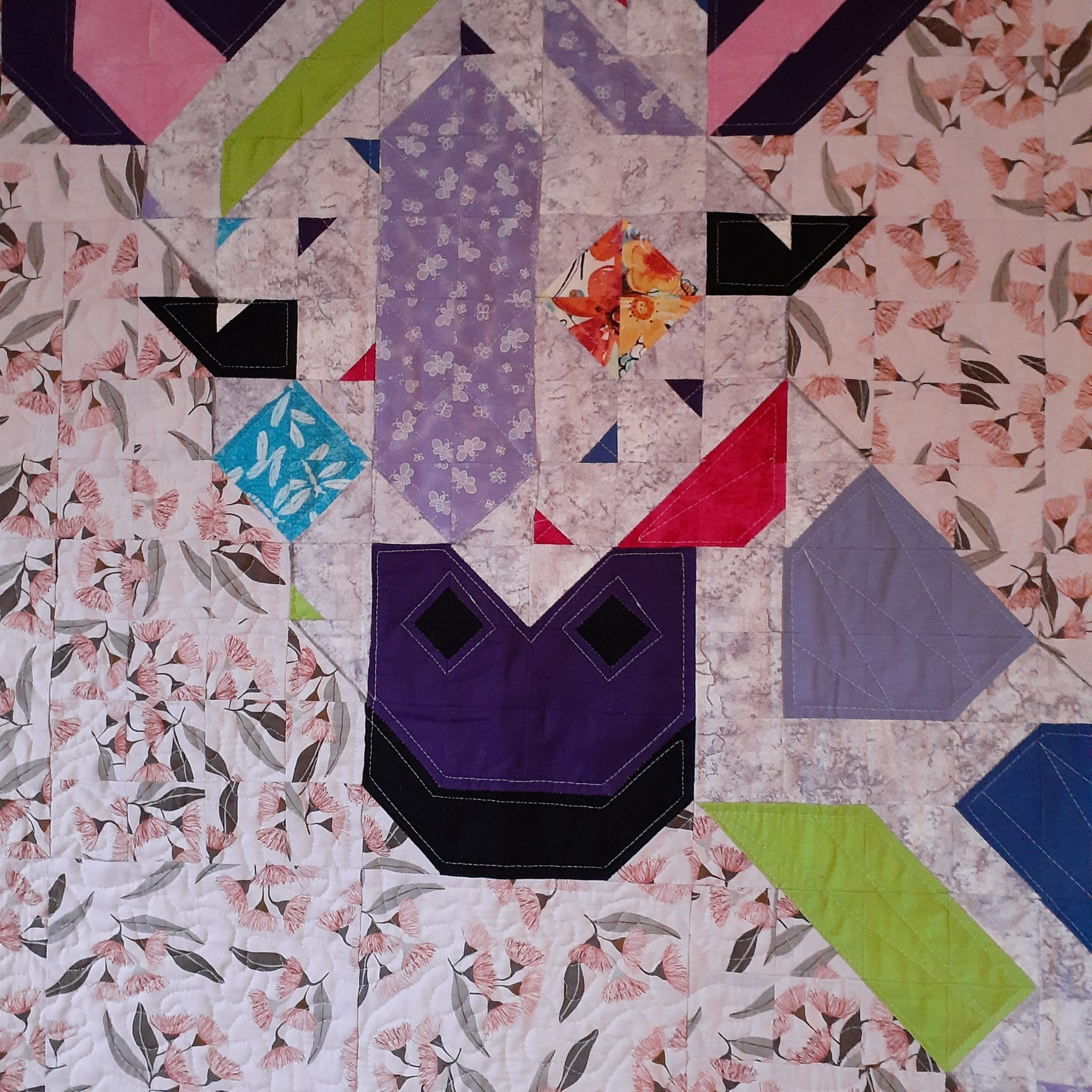 Jack the giraffe patchwork quilt