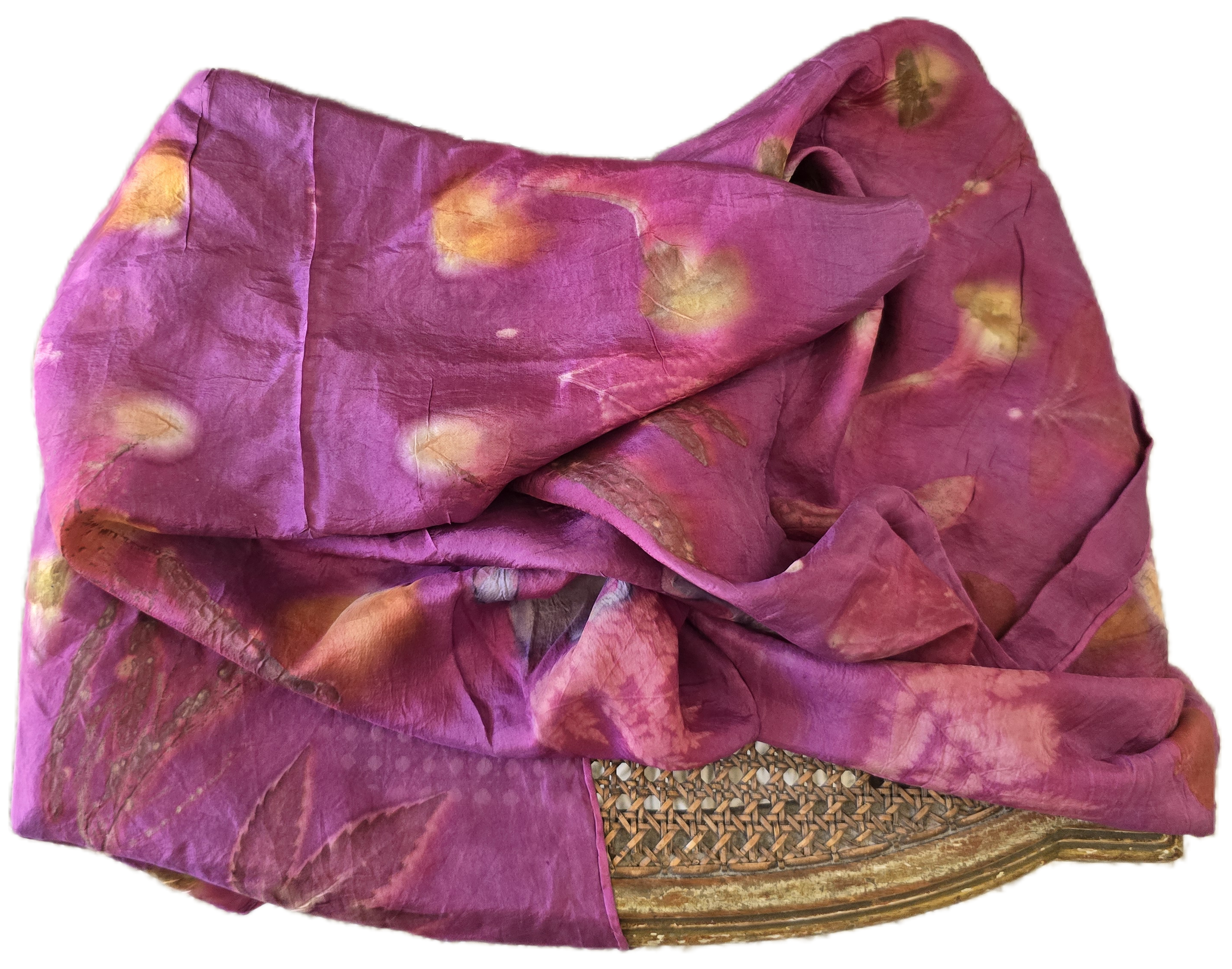 Eco Printed Silk Scarf