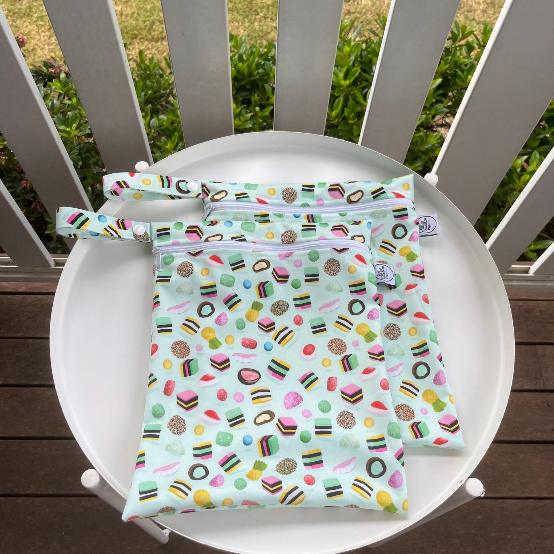 READY MADE Water-resistant wet bags - Assorted Lollies (Annette Winter)