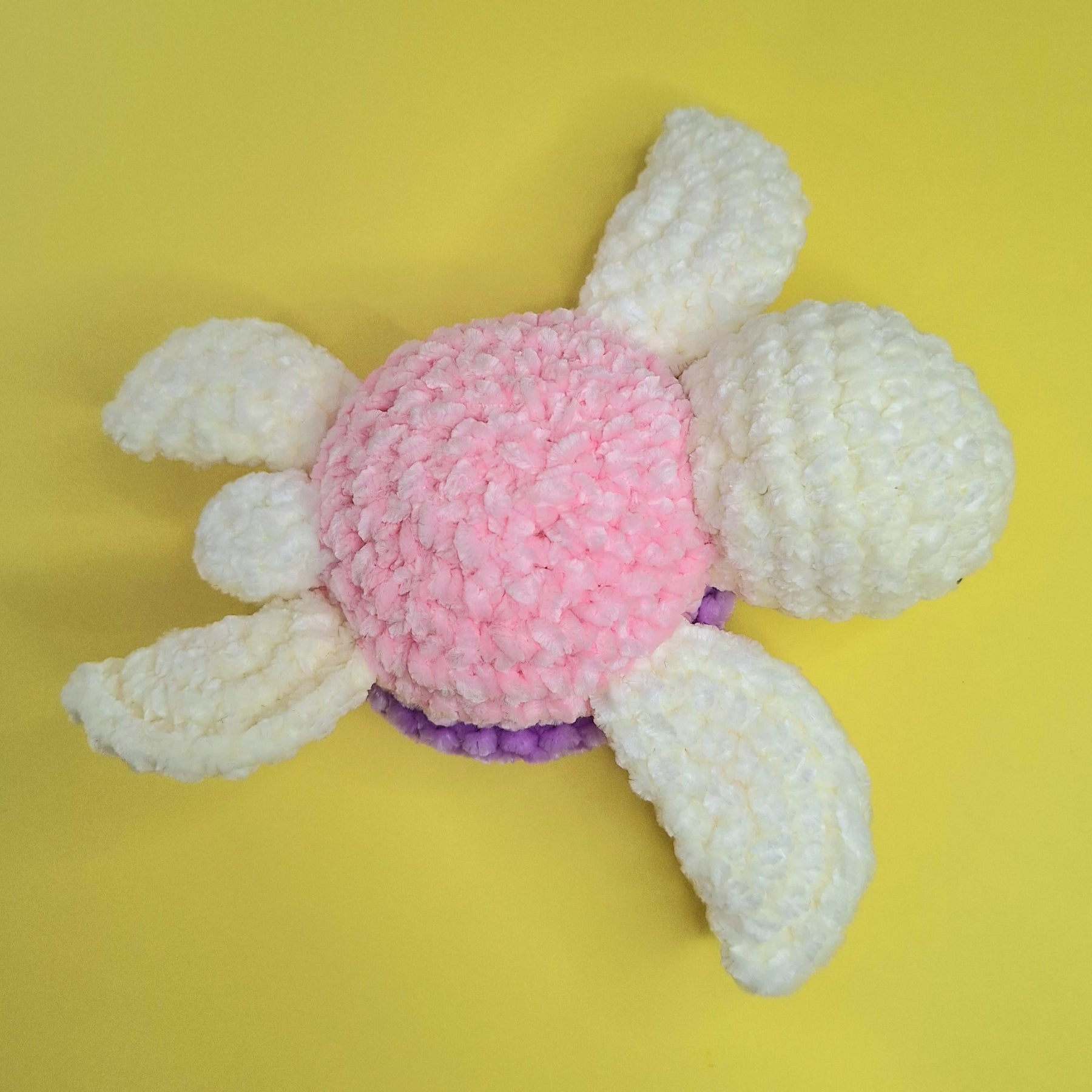 Hand made crocheted velvet Sea Turtle