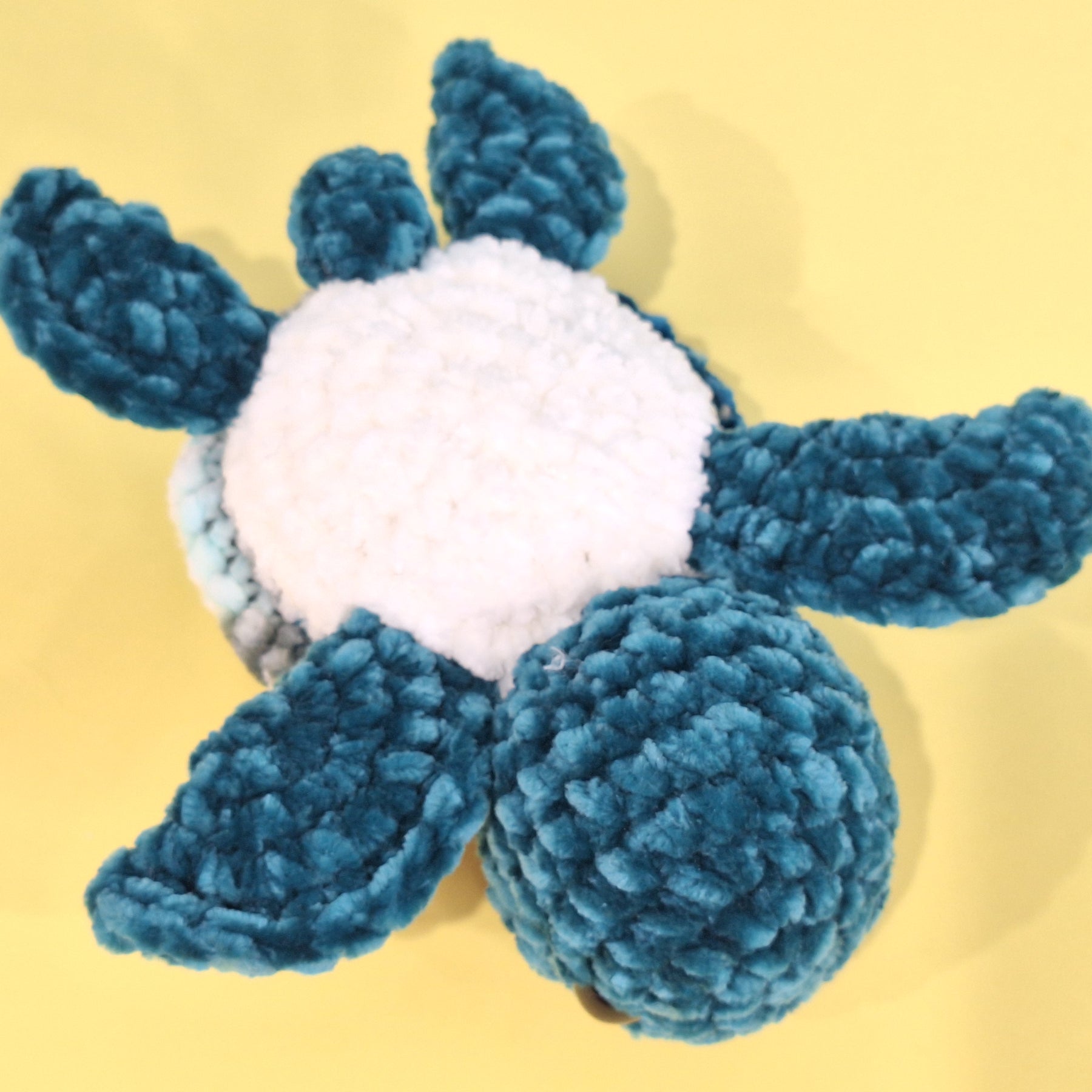 Hand made crocheted velvet Sea Turtle