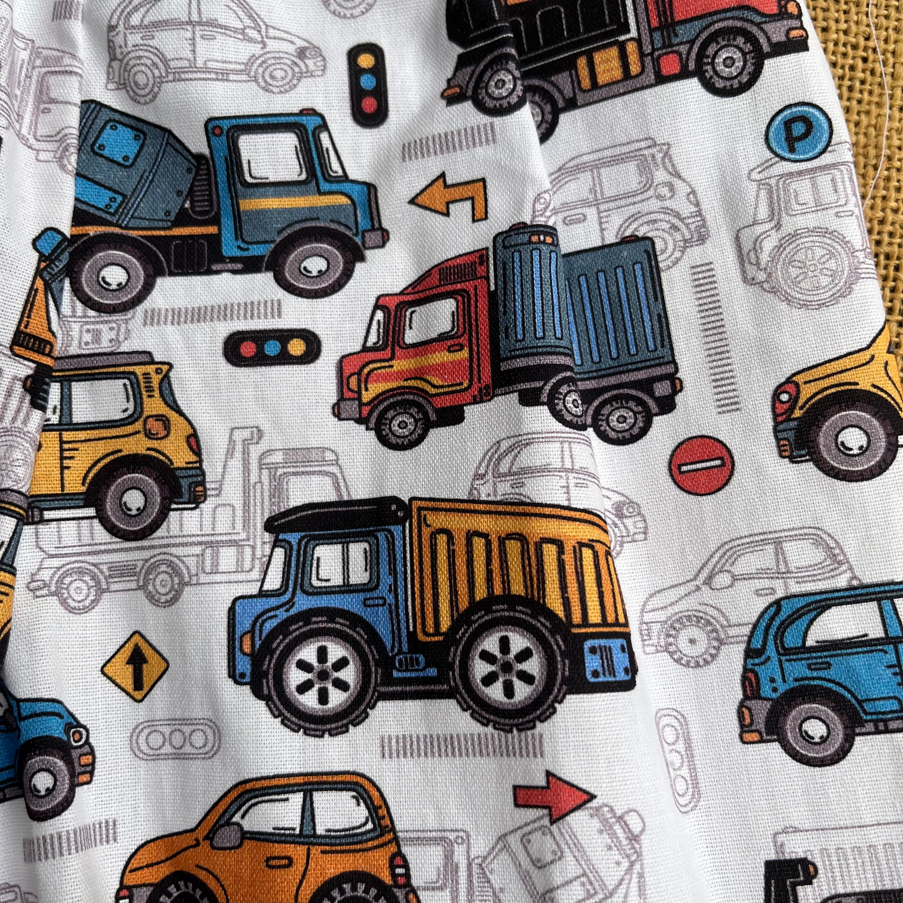 Toddler shorts | cars and trucks
