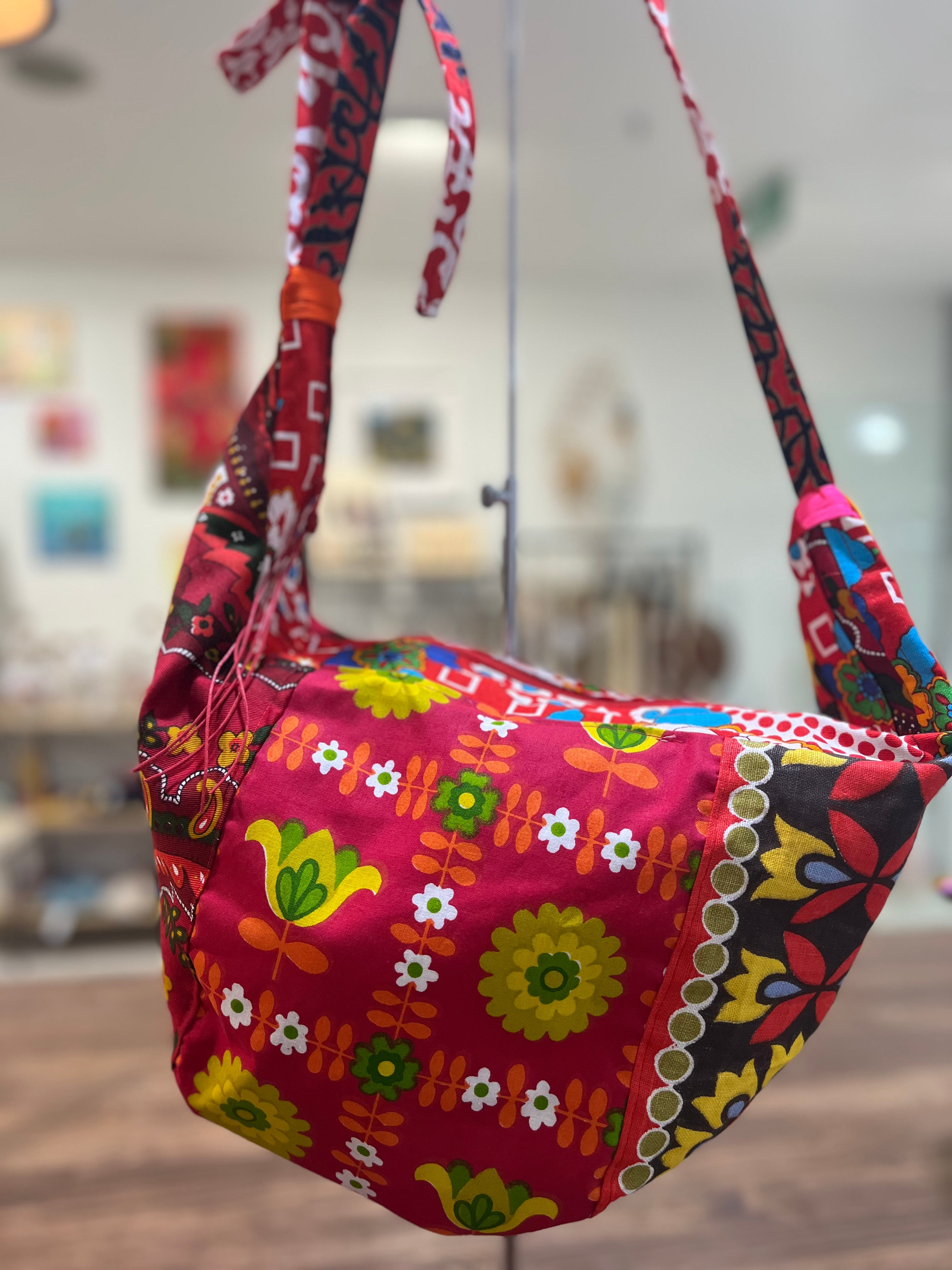 gorgeous vintage patchwork EMILY bag - violetclothing - free postage