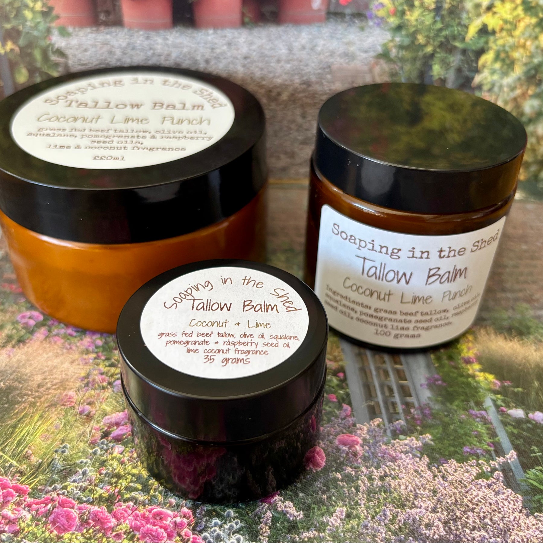 Tallow Balm with Pomegranate and Raspberry Seed Oils