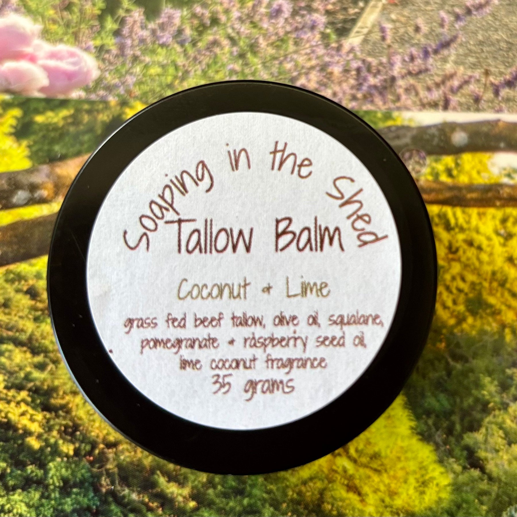 Tallow Balm with Pomegranate and Raspberry Seed Oils