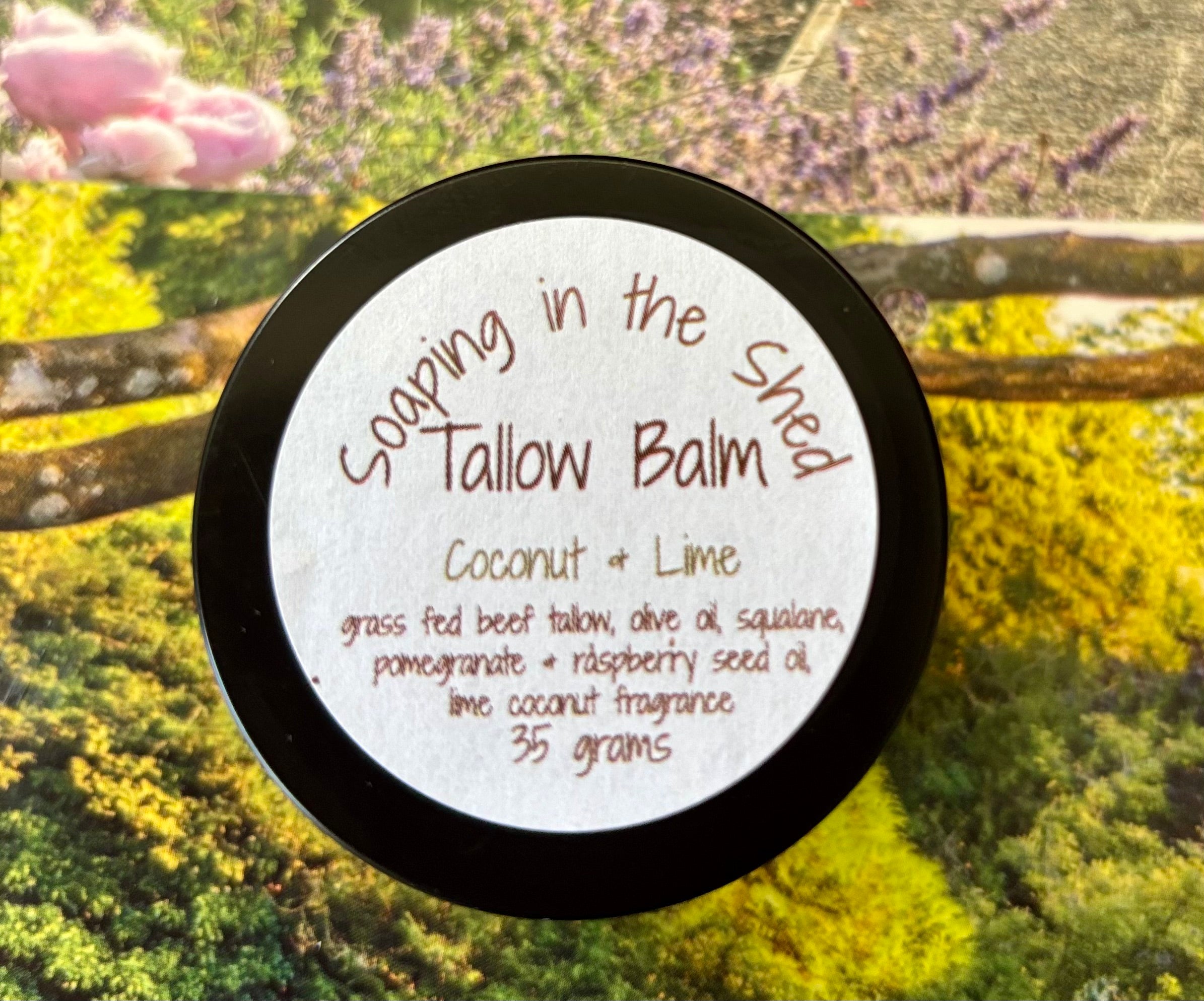Tallow Balm with Pomegranate and Raspberry Seed Oils