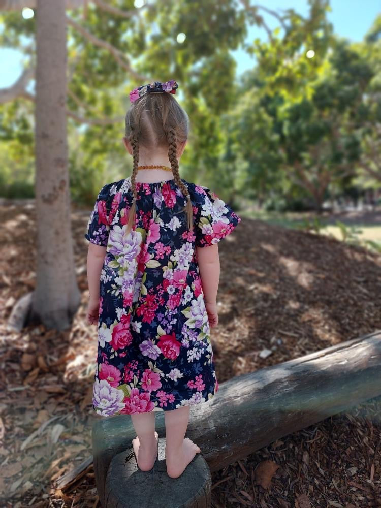 Girls Aline Dress - 2 Colours (SIZES 1-3)