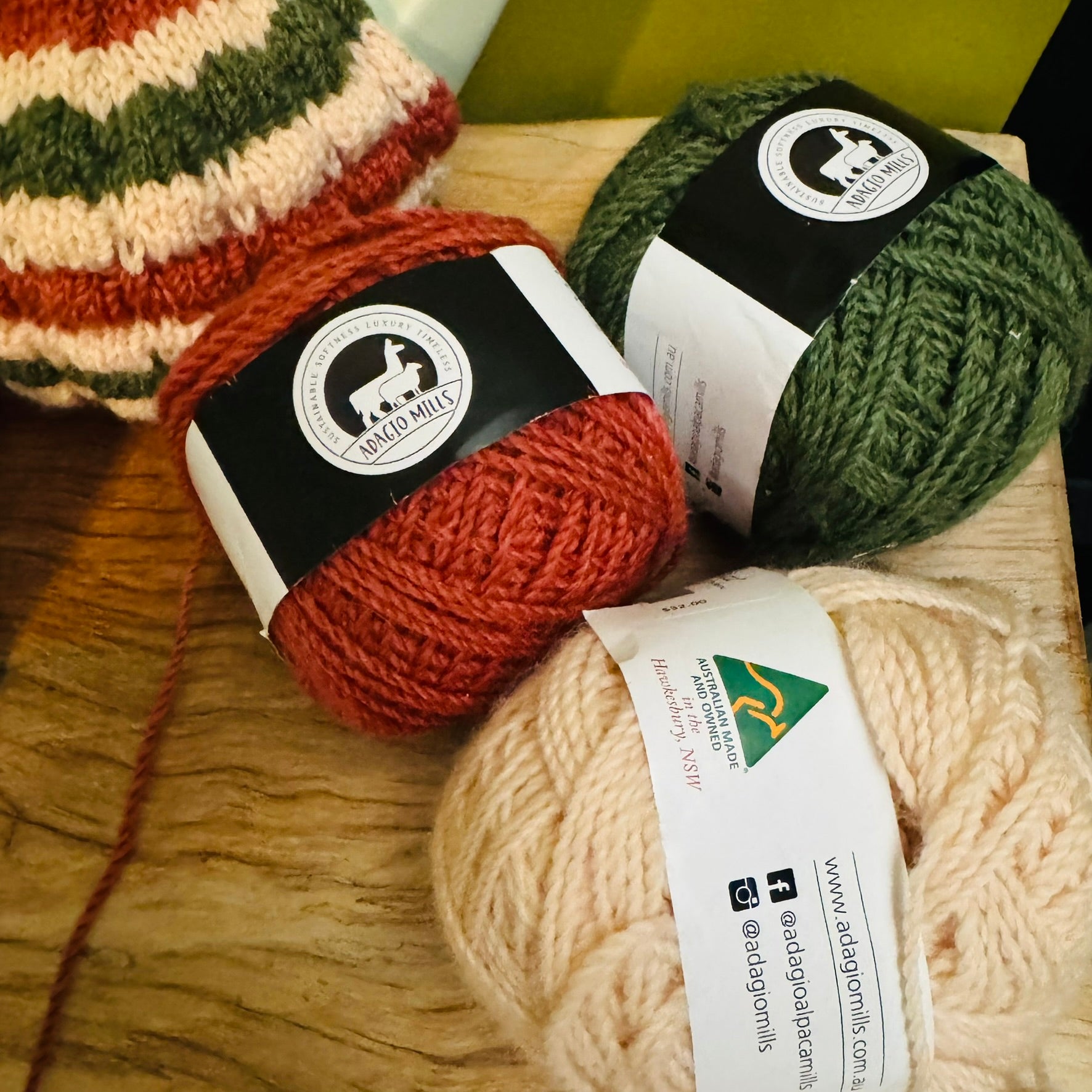 Teapot cosy - Stripy number - 4 cups