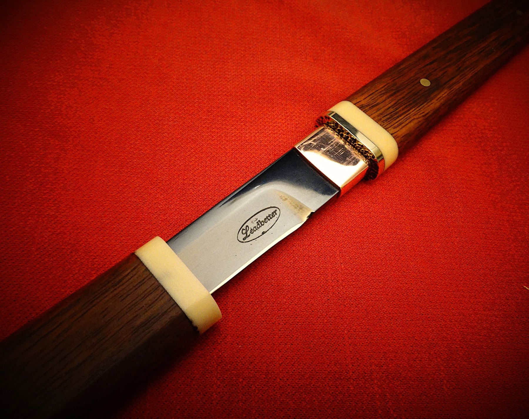 Tanto fixed blade art jarrah timber wood craft