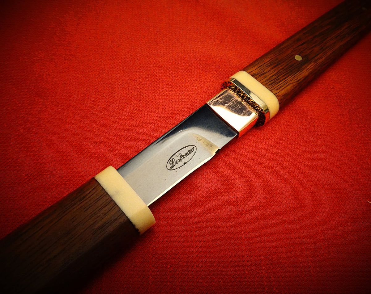 Tanto fixed blade art jarrah timber wood craft