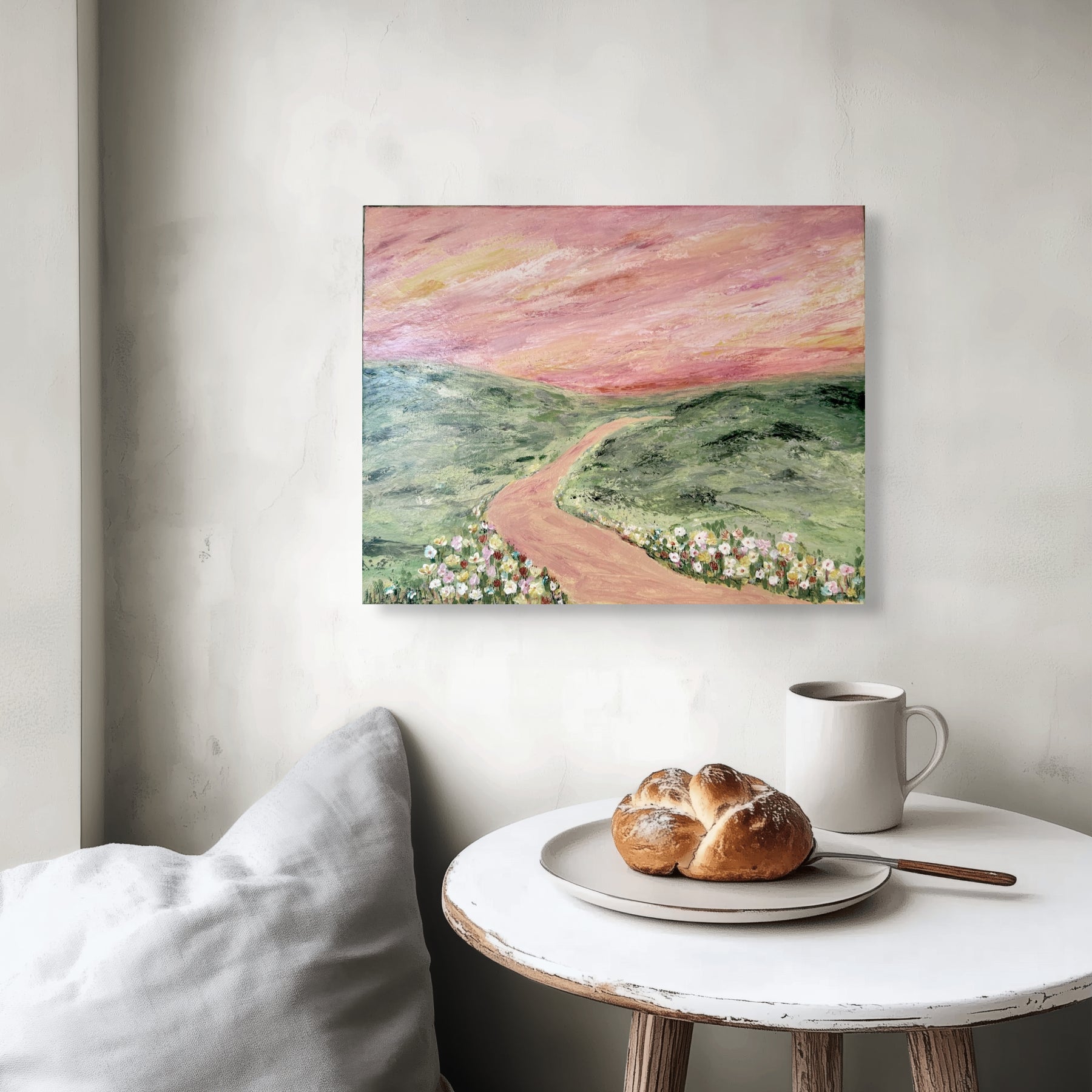 Sunday Drive - Original Artwork - Sunset Landscape