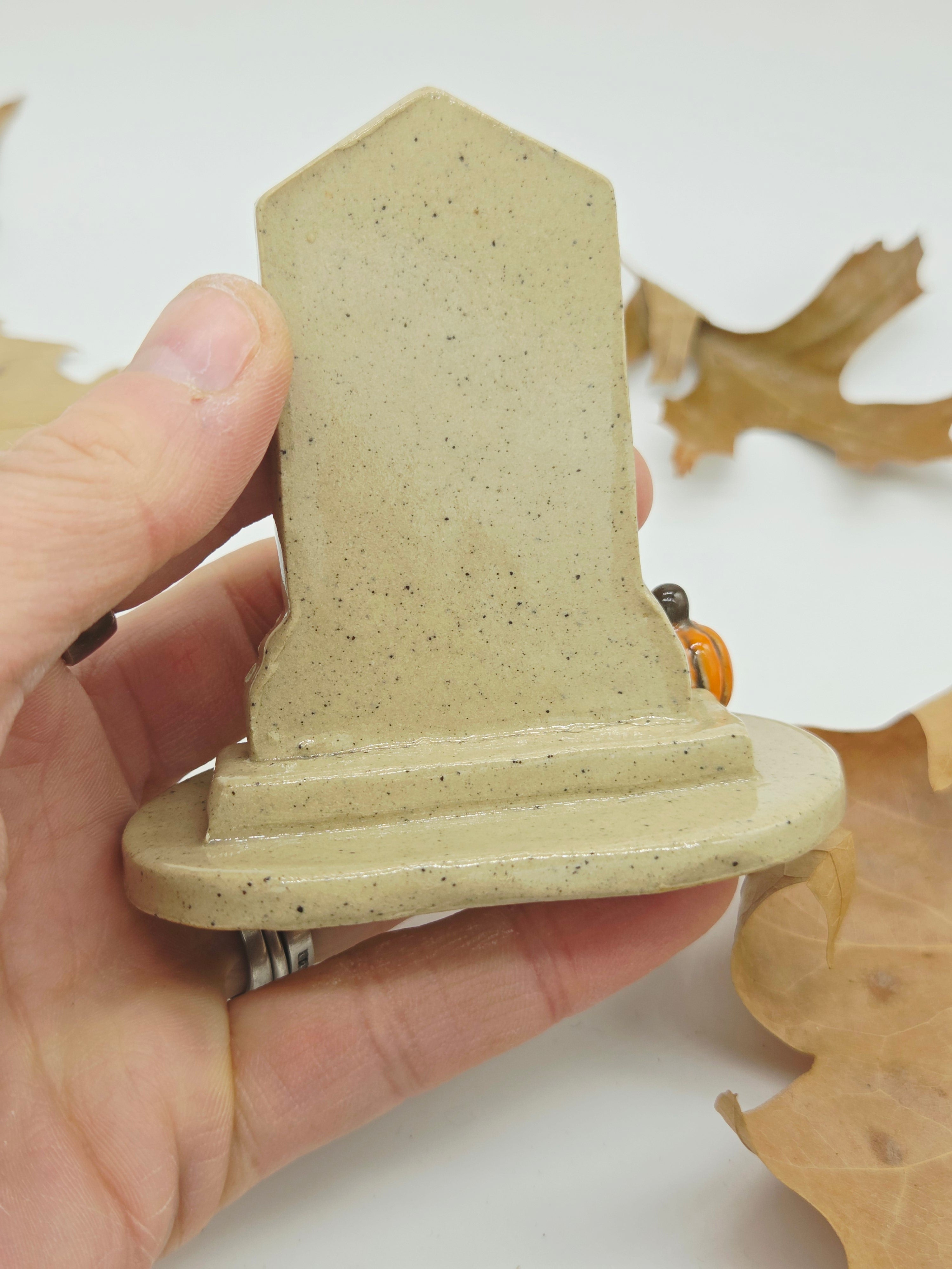 Spooky Ceramic Toombstone