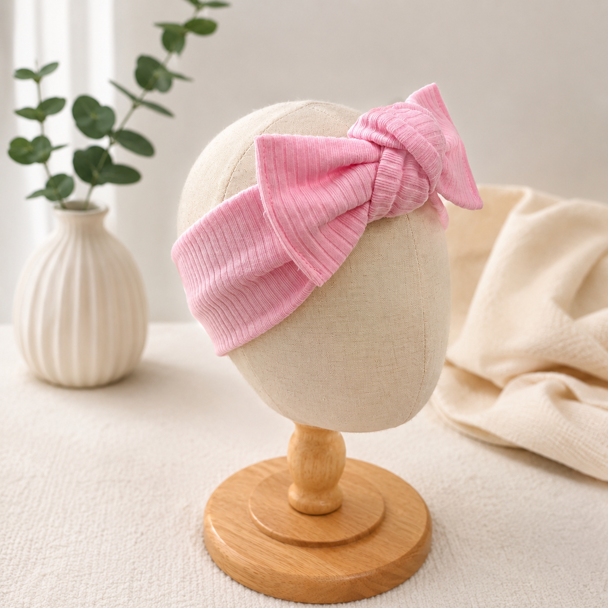 Chunky Knot Ribbed Knit Baby Headband - 2 SIZES | 4 Colours