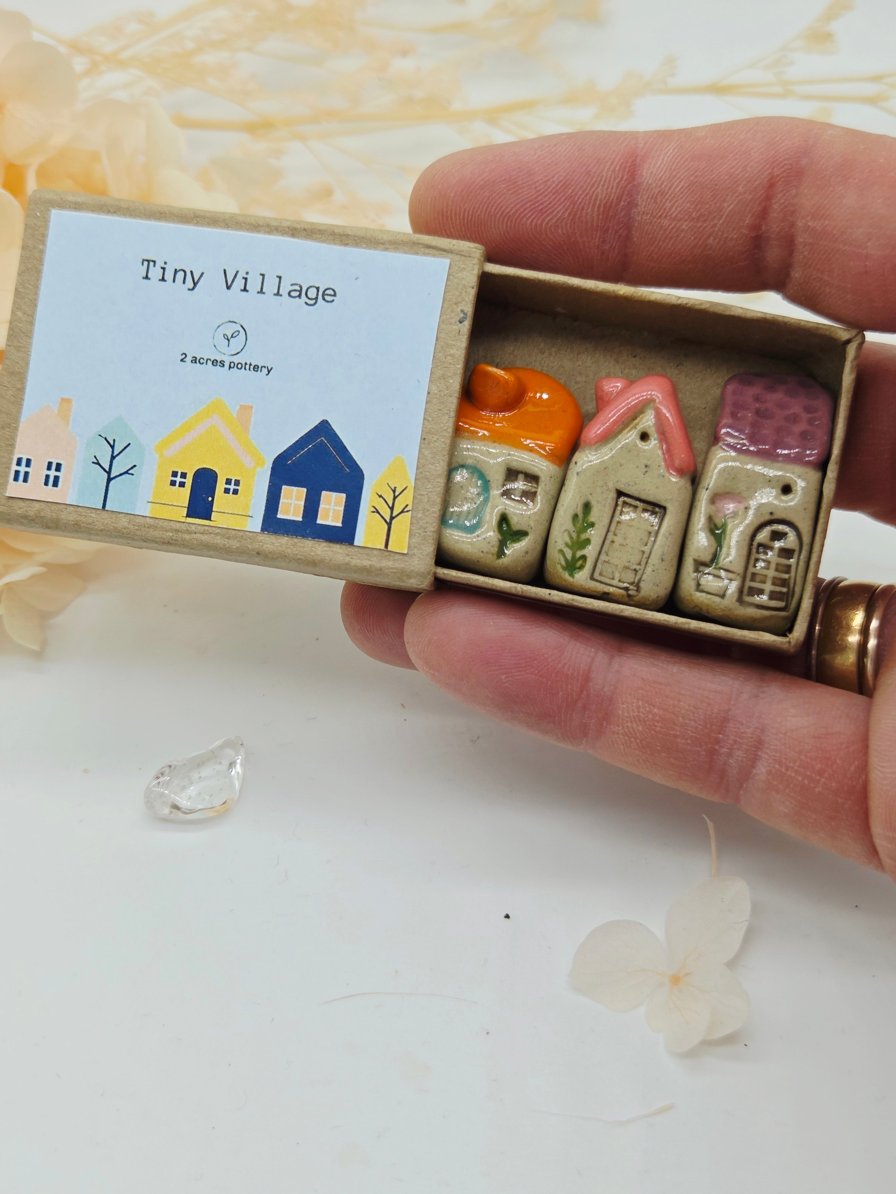 Tiny Ceramic Village - Misty Ridge