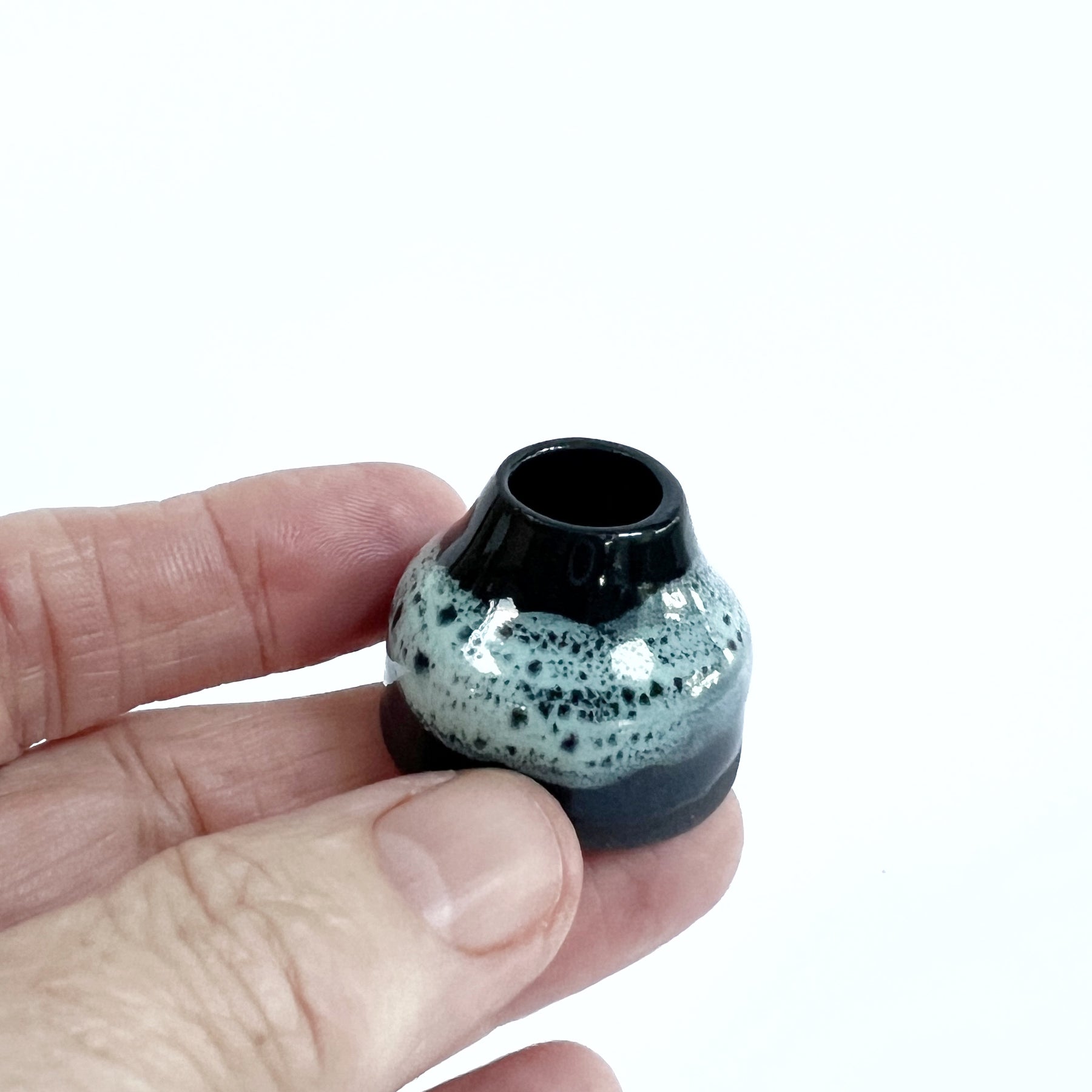 Miniature ceramic bud vases