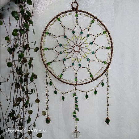 Large dream catcher styled sun catcher