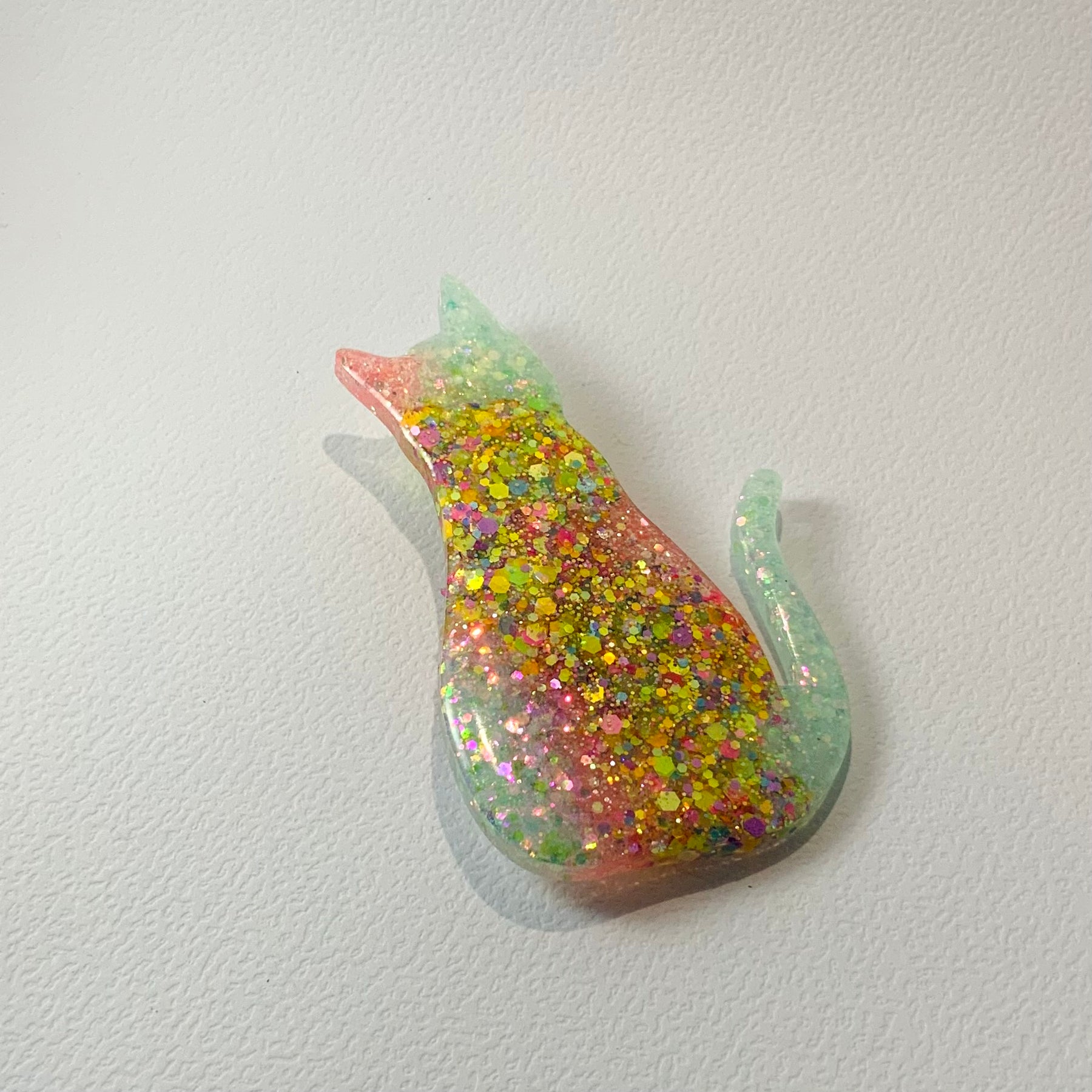 WHISKERS AND WONDER - Handmade Resin Brooch