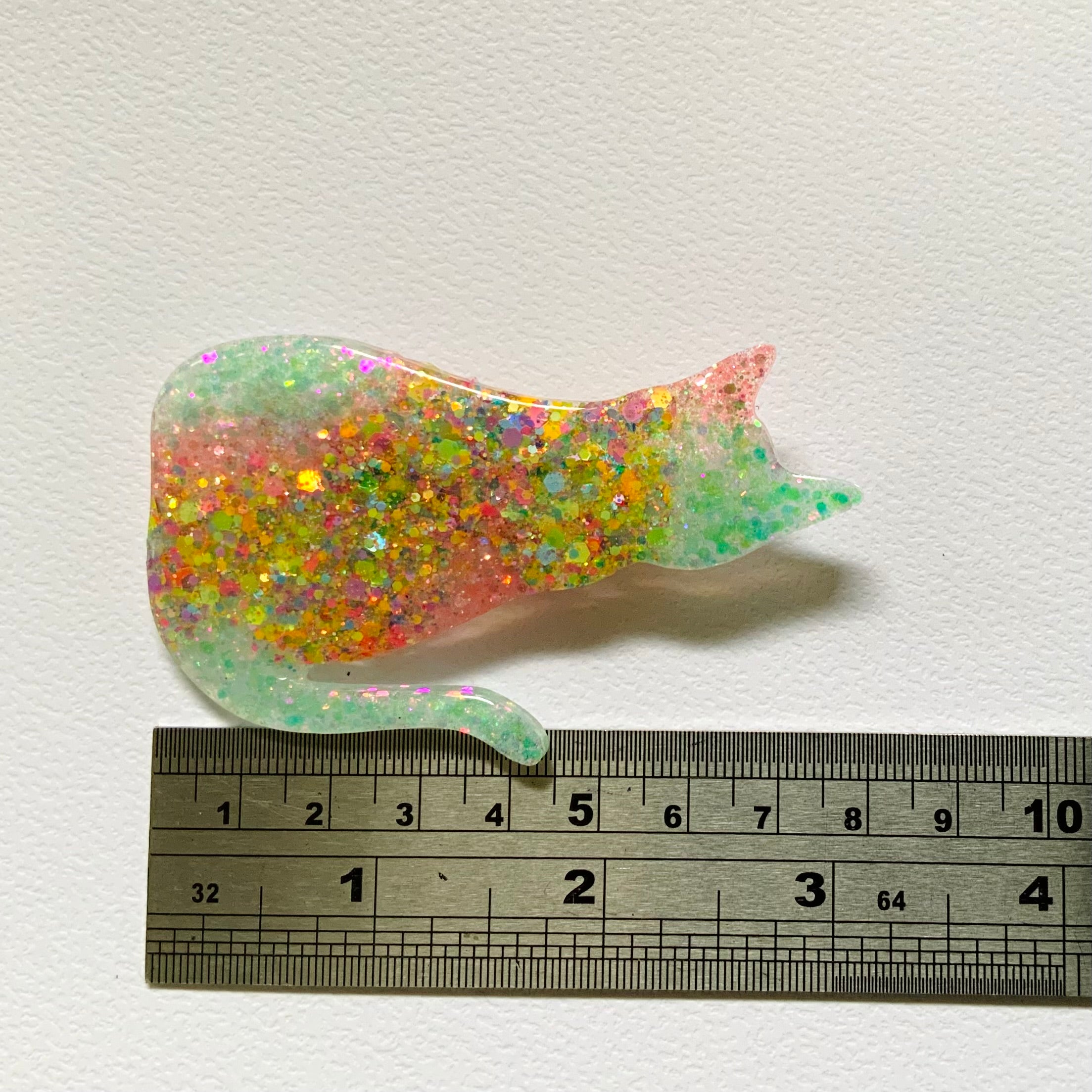 WHISKERS AND WONDER - Handmade Resin Brooch